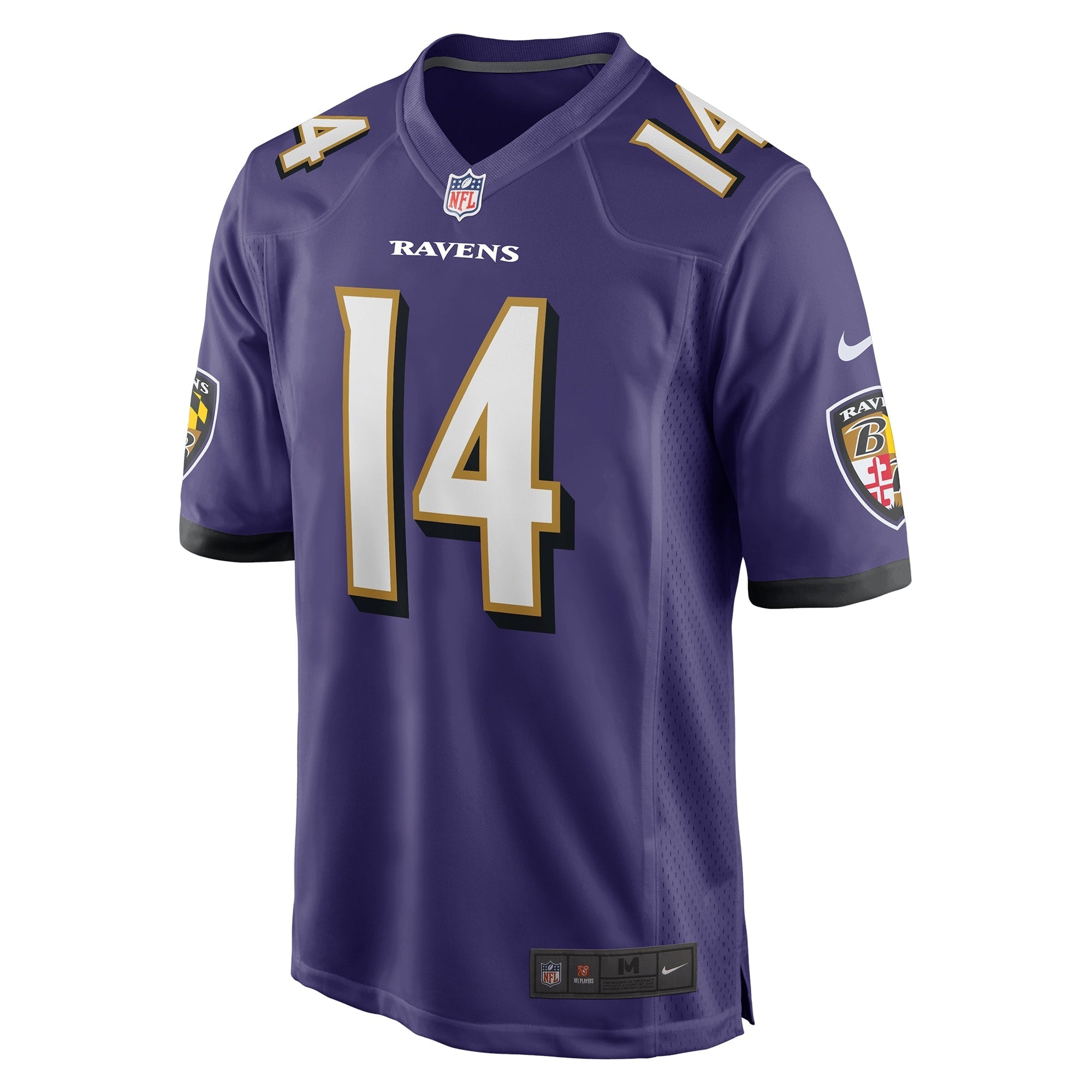 Men's Nike Kyle Hamilton Purple Baltimore Ravens Player Game Jersey - vstockx