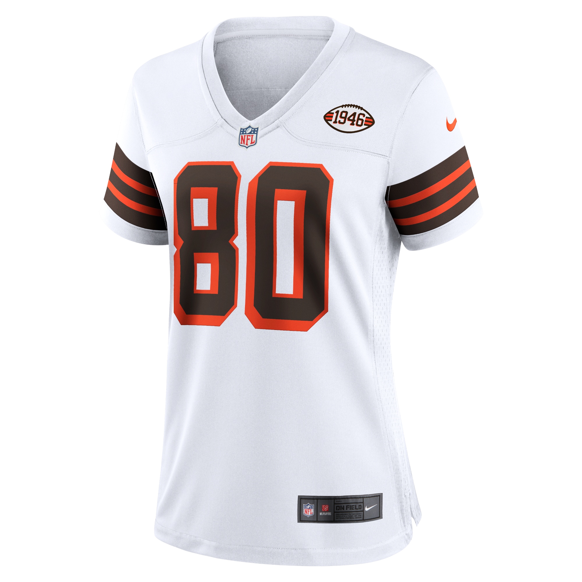 Jarvis Landry Cleveland Browns Nike Women's 1946 Collection Alternate Game Jersey - White - vstockx
