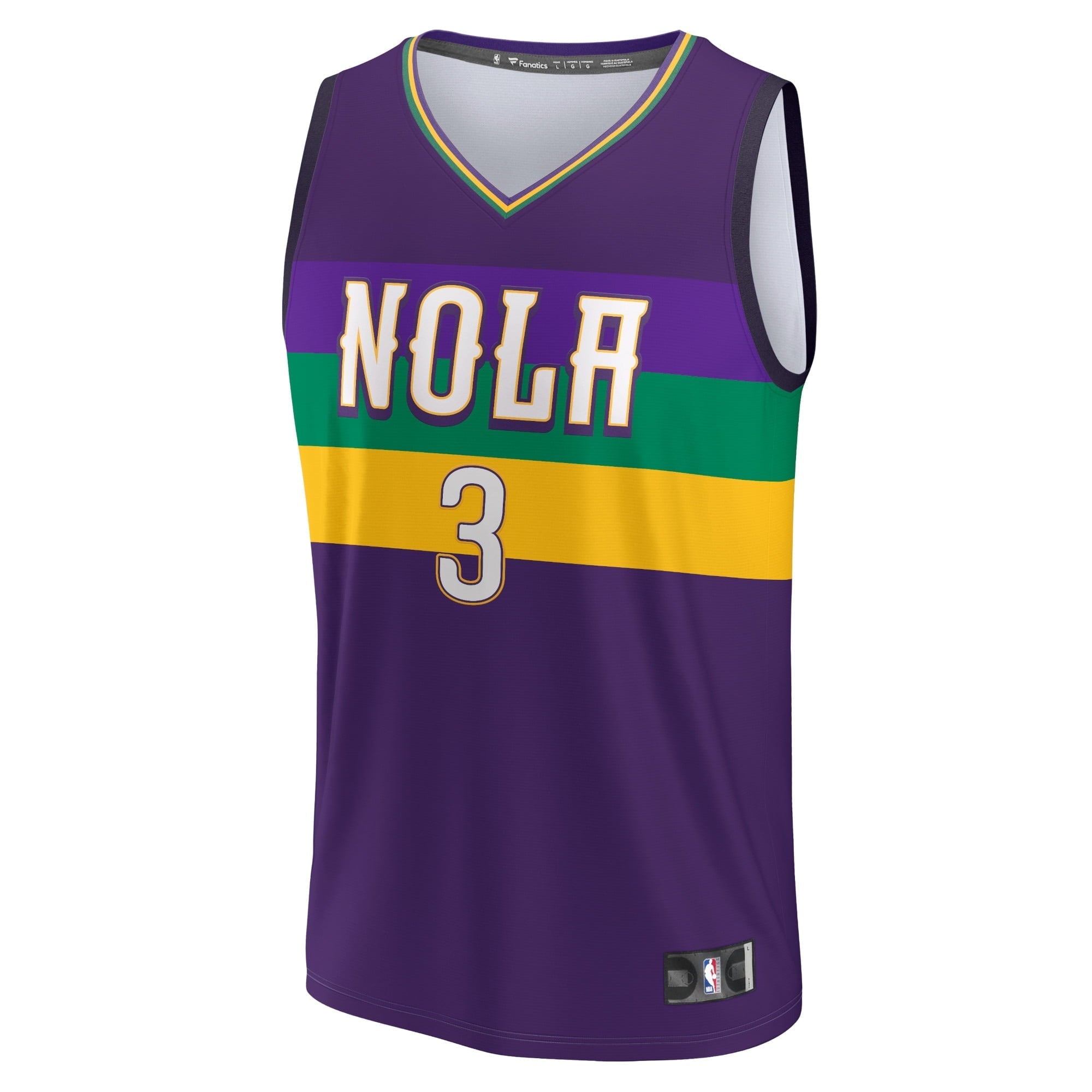Youth Fanatics Branded CJ McCollum Purple New Orleans Pelicans Fastbreak Jersey - City Edition - vstockx