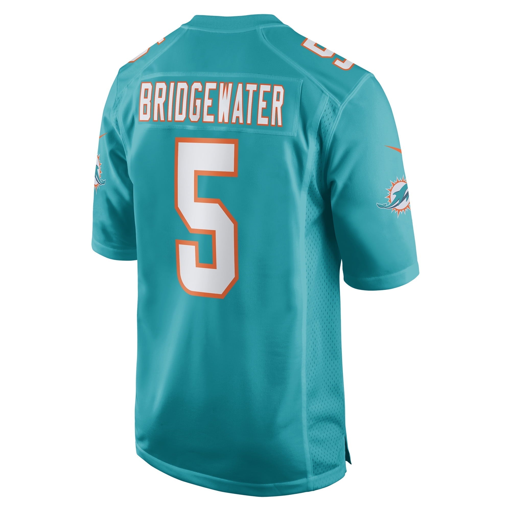 Men's Nike Teddy Bridgewater Aqua Miami Dolphins Game Jersey - vstockx