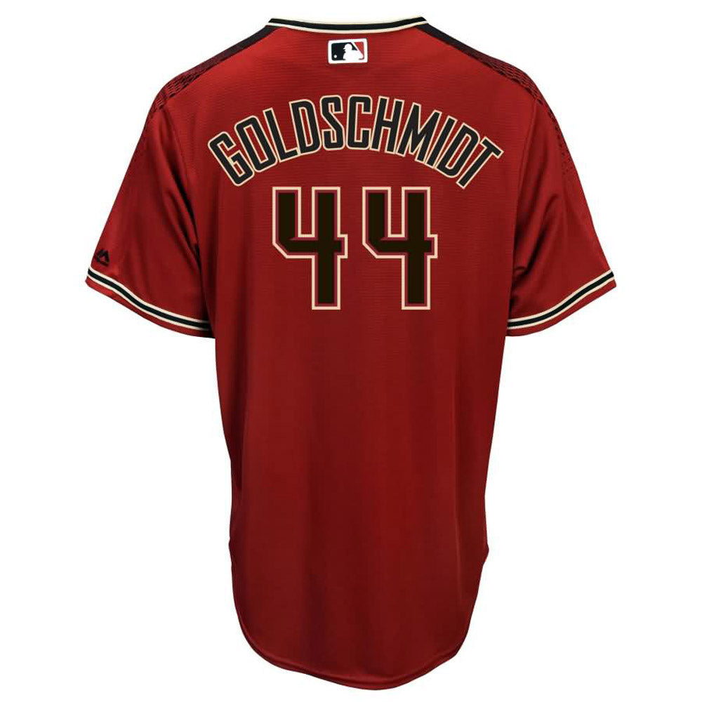 Men's Arizona Diamondbacks Paul Goldschmidt Replica Alternate Jersey - Red - vstockx