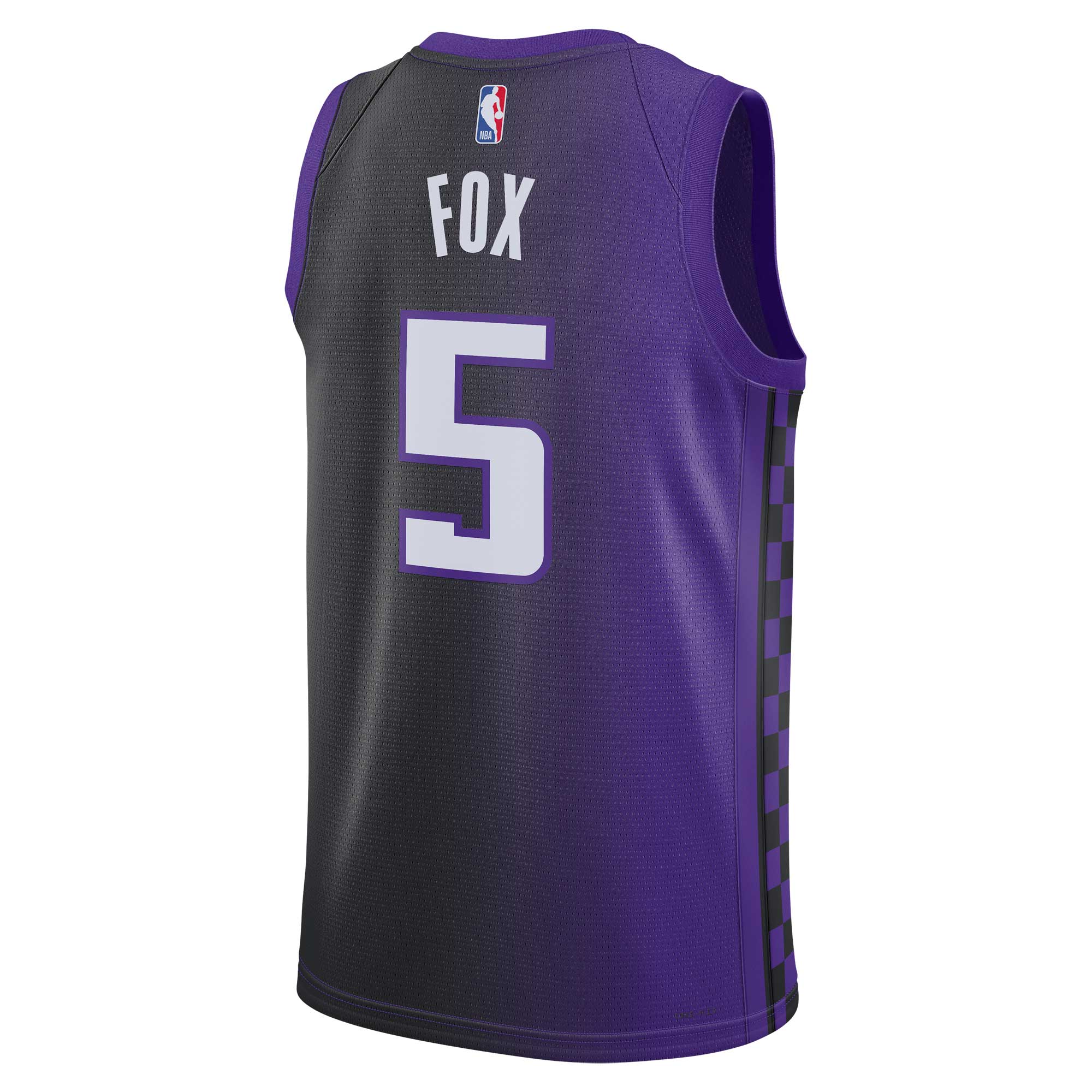 De'Aaron Fox Sacramento Kings Jordans Brand Unisex Swingman Jersey - Statement Edition - Purple - vstockx