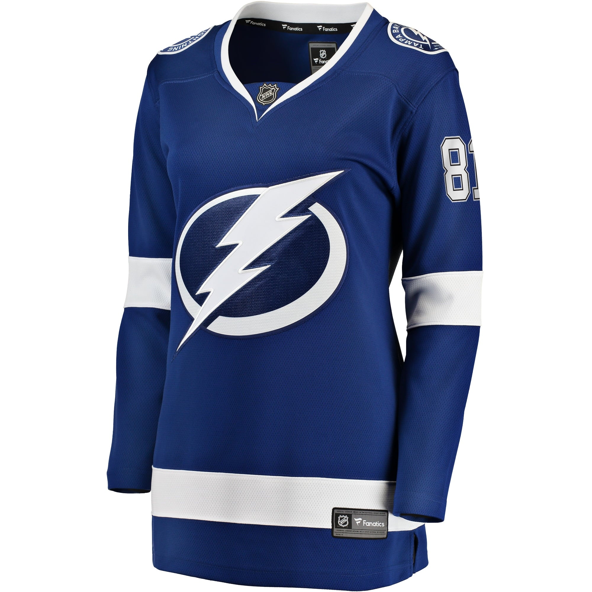 Women's Erik Cernak Fanatics Branded Blue Tampa Bay Lightning Home Breakaway Player Jersey - vstockx