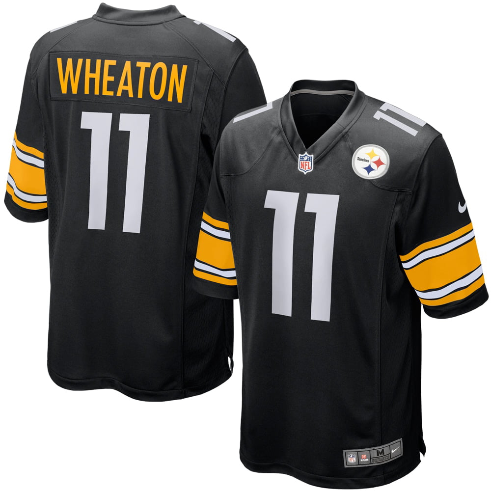 Youth Nike Markus Wheaton Black Pittsburgh Steelers Team Color Game Jersey - vstockx