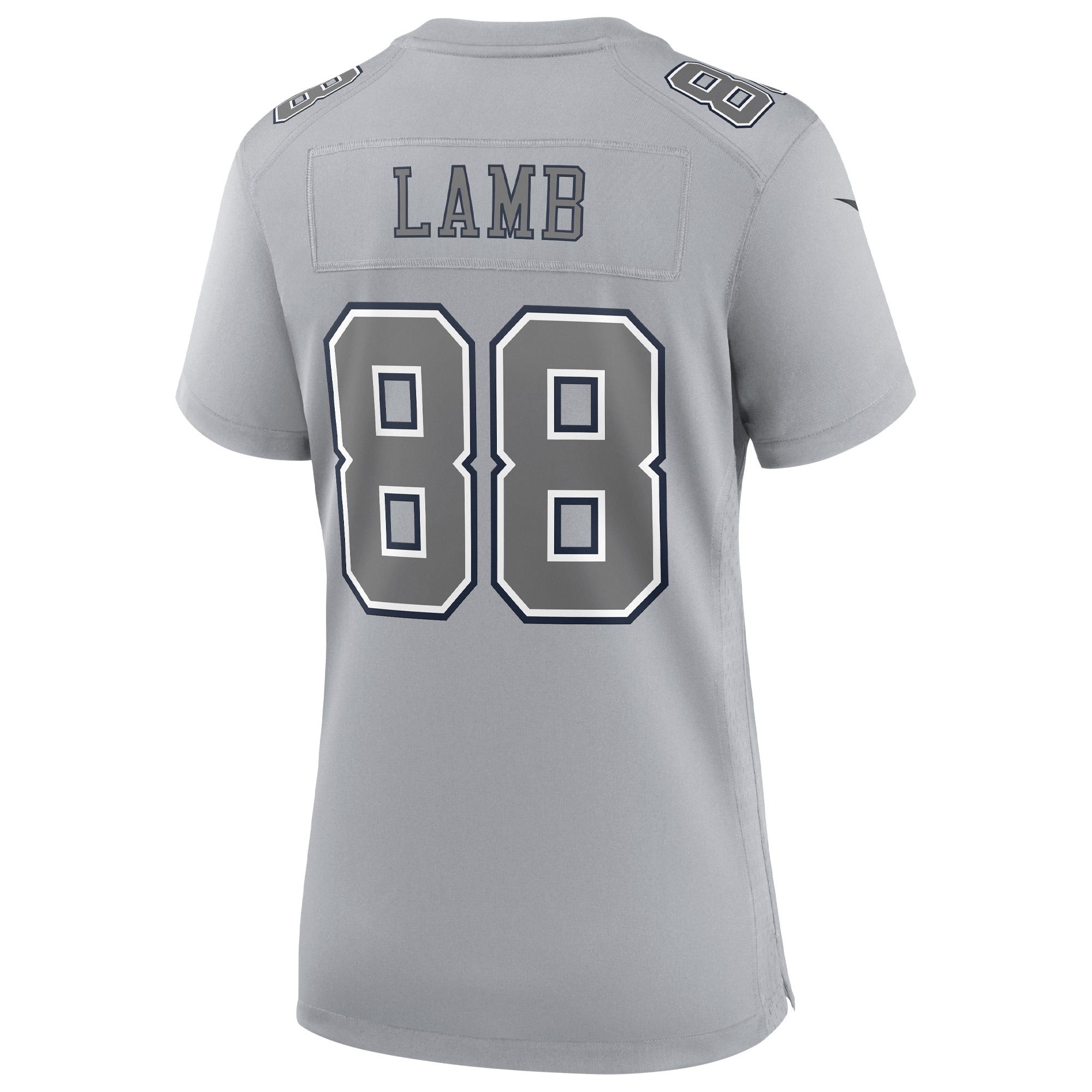 CeeDee Lamb Dallas Cowboys Nike Women's Atmosphere Fashion Game Jersey - Gray - vstockx