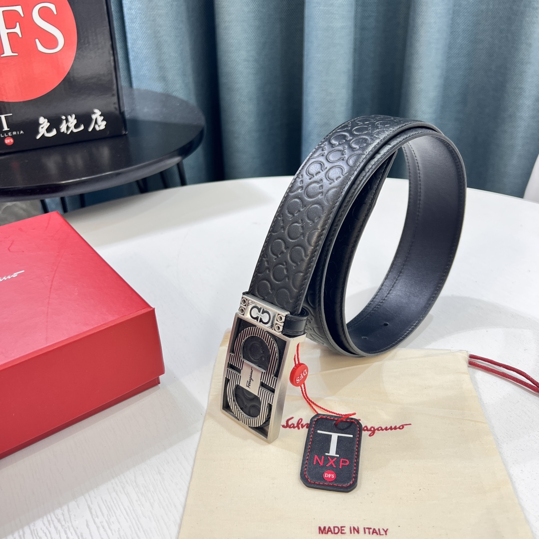 Streetwear Belt Ferragamo 319732 size:3.5cm - vstockx