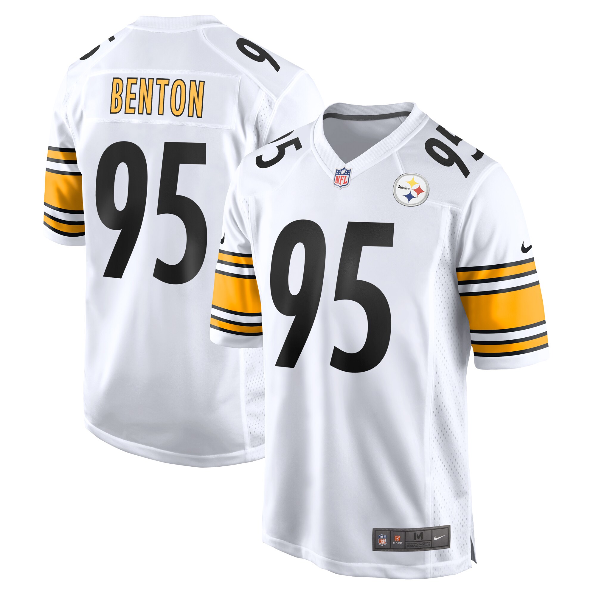 Keeanu Benton Pittsburgh Steelers Nike Game Jersey - White - vstockx