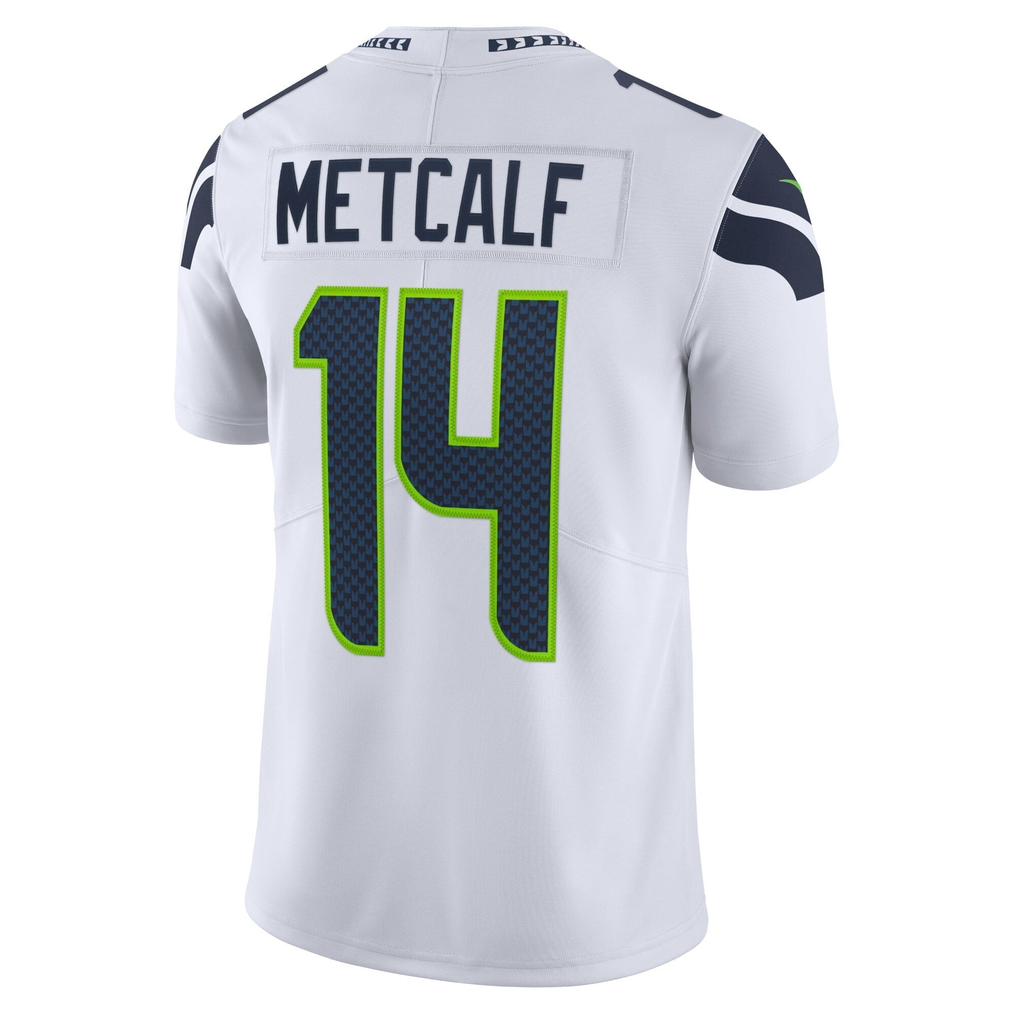 Men's Nike DK Metcalf White Seattle Seahawks Vapor Limited Jersey - vstockx