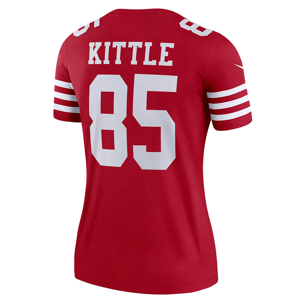 Women's San Francisco 49ers George Kittle Legend Jersey Scarlet - vstockx