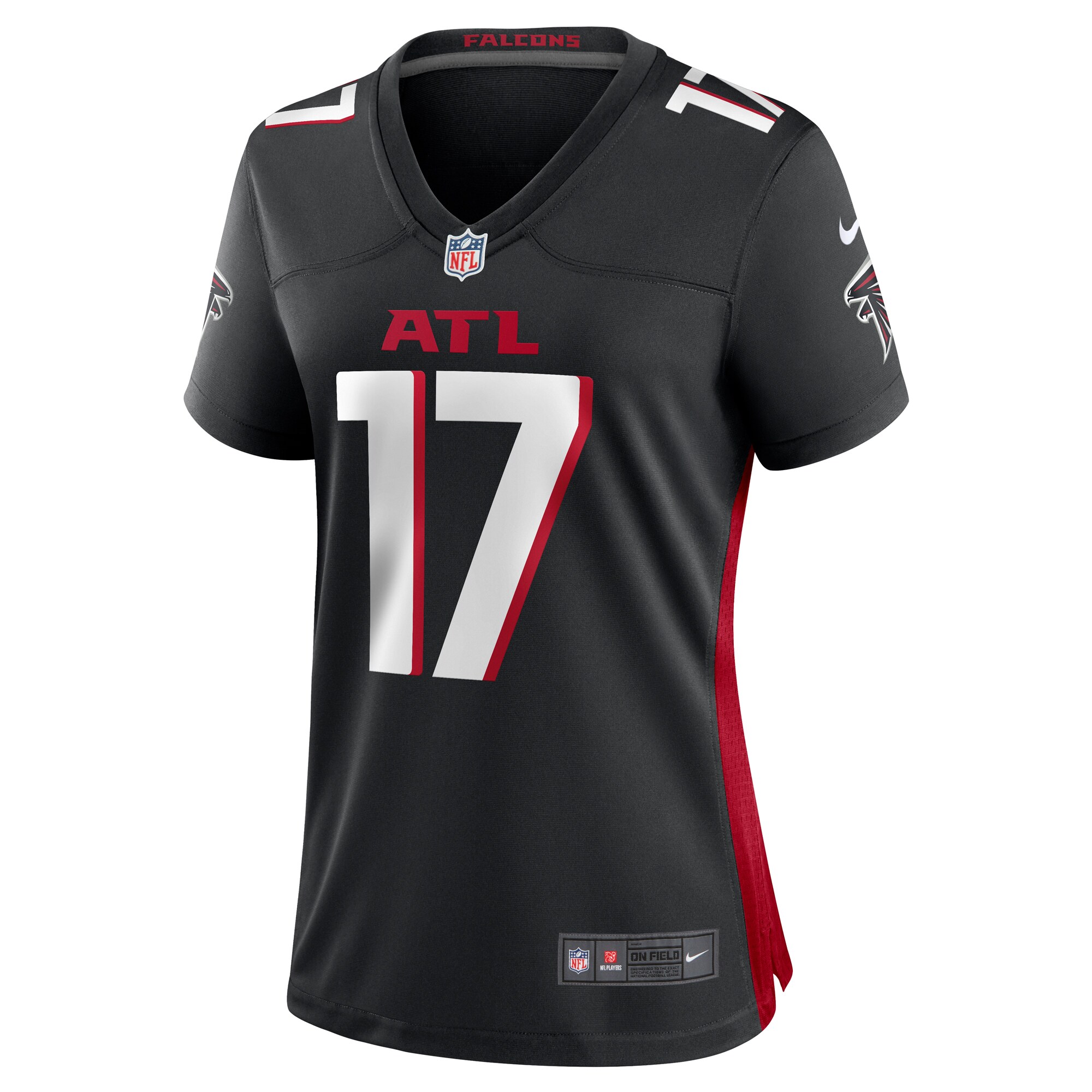 Arnold Ebiketie Atlanta Falcons Nike Women's Team Game Jersey - Black - vstockx
