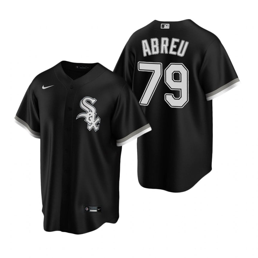 Men's Jose Abreu Chicago White Sox Black Alternate Premium Replica Jersey - vstockx
