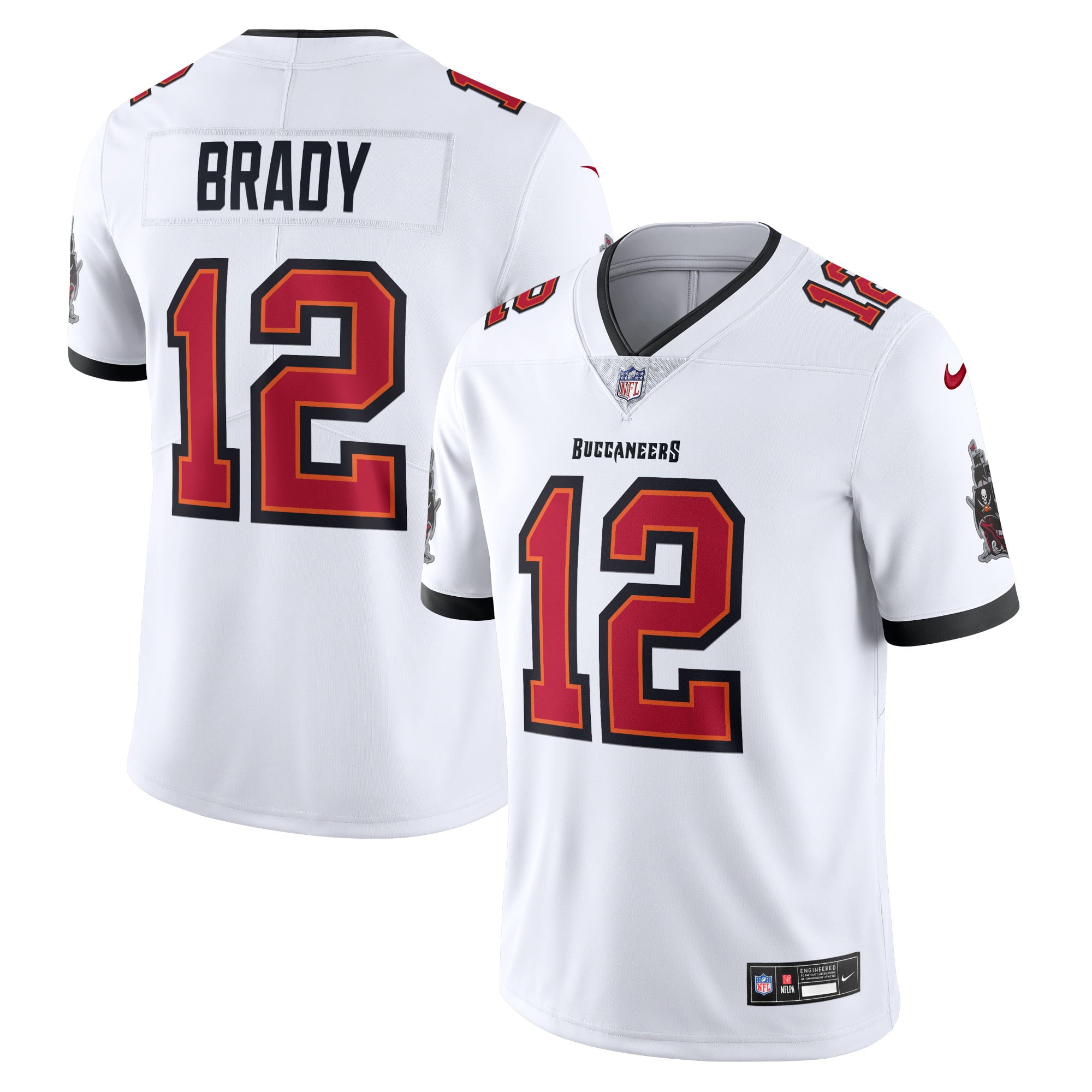 Men's Nike Tom Brady White Tampa Bay Buccaneers Vapor Untouchable Limited Jersey - vstockx
