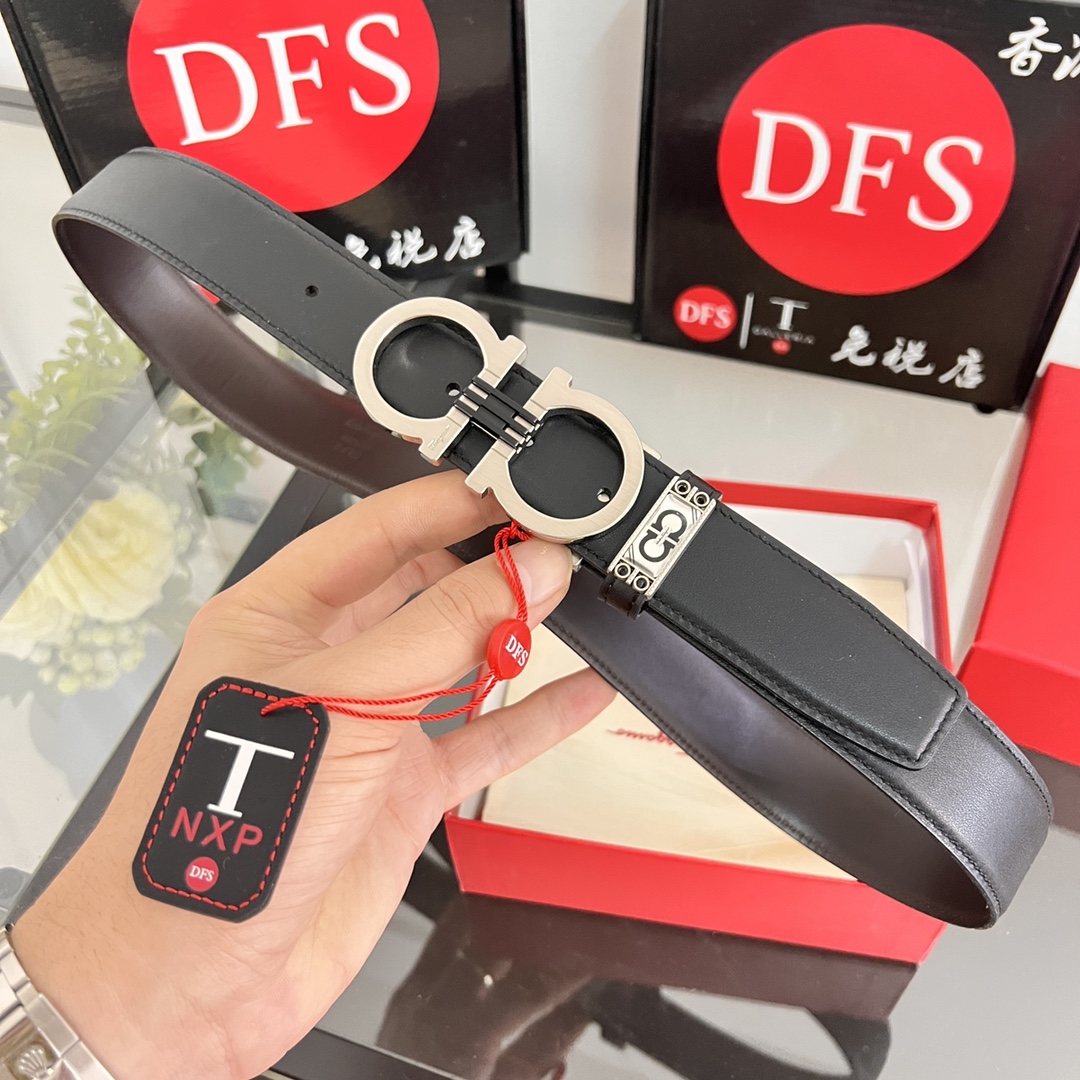 Streetwear Belt Ferragamo 320138size:3.5cm - vstockx