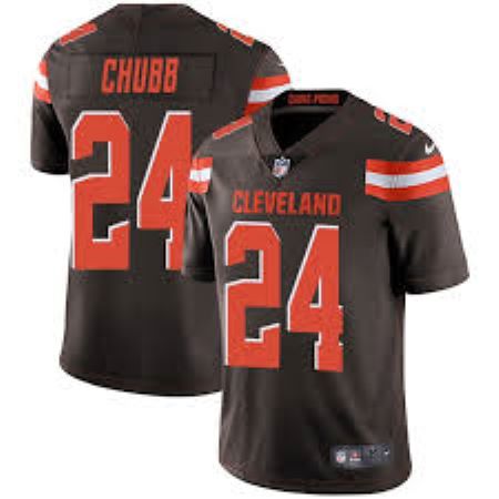 Youth Cleveland Browns Nick Chubb Game Vapor Jersey Brown - vstockx