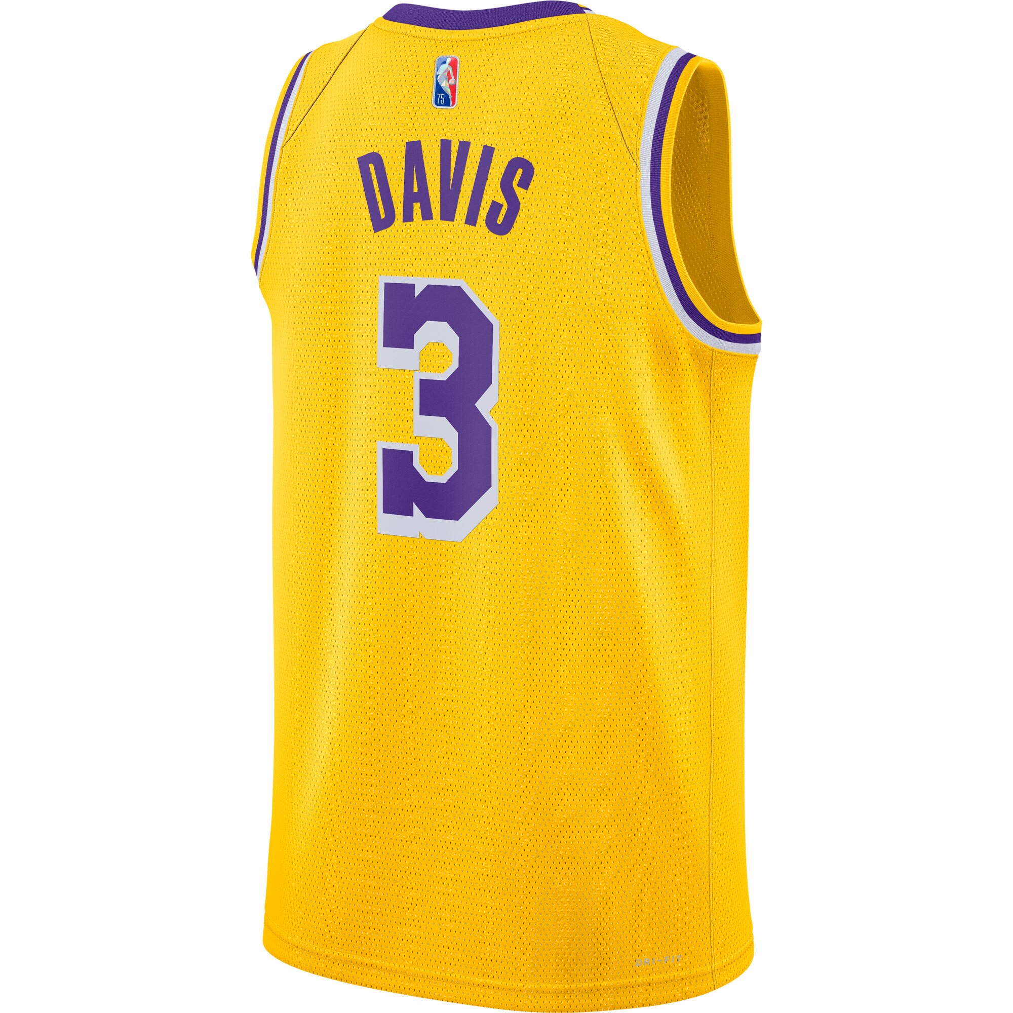 Anthony Davis Los Angeles Lakers Nike 2021/22 Diamond Swingman Jersey - Icon Edition - Gold - vstockx
