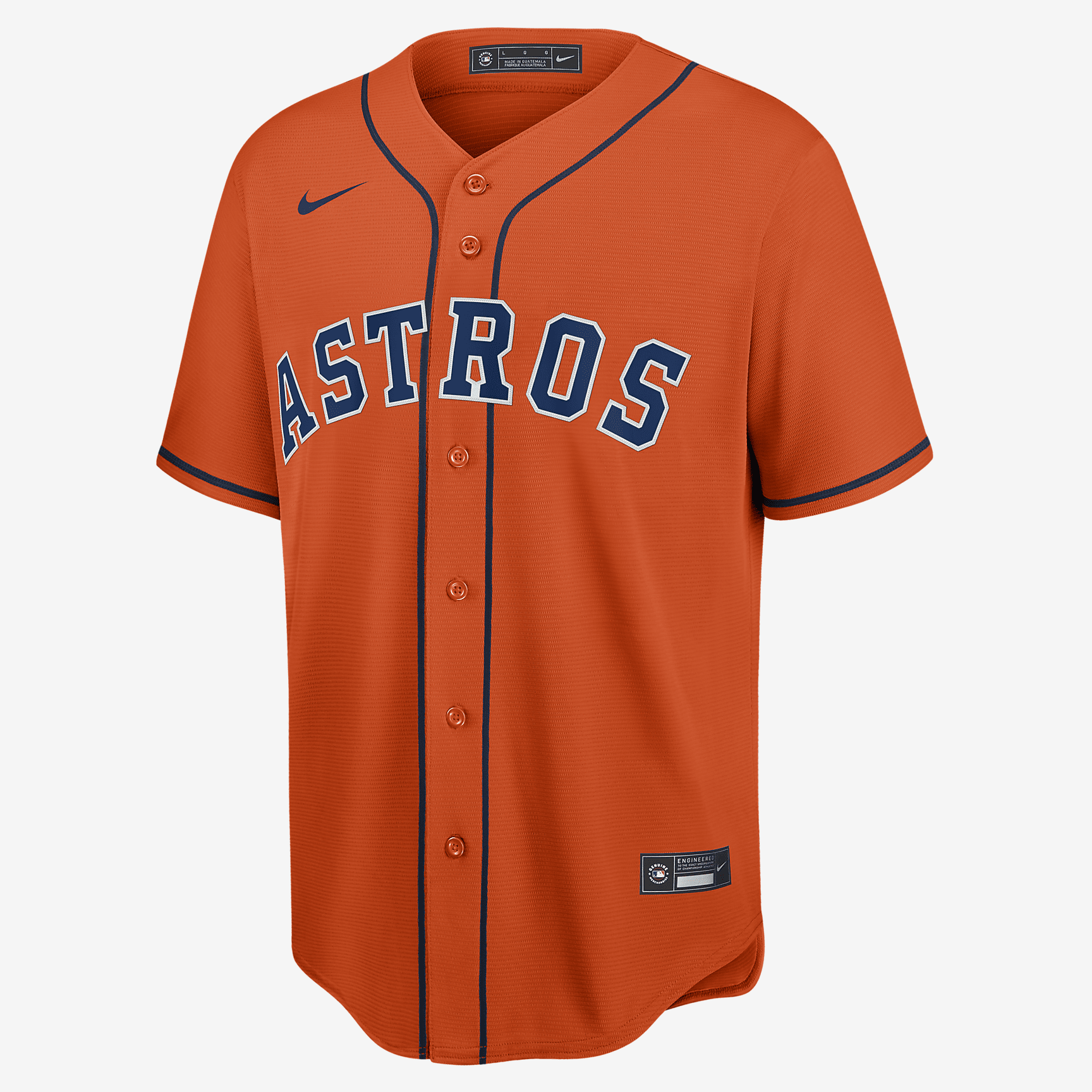 MLB Houston Astros (Jose Altuve) Men's Replica Baseball Jersey - Team Orange - vstockx