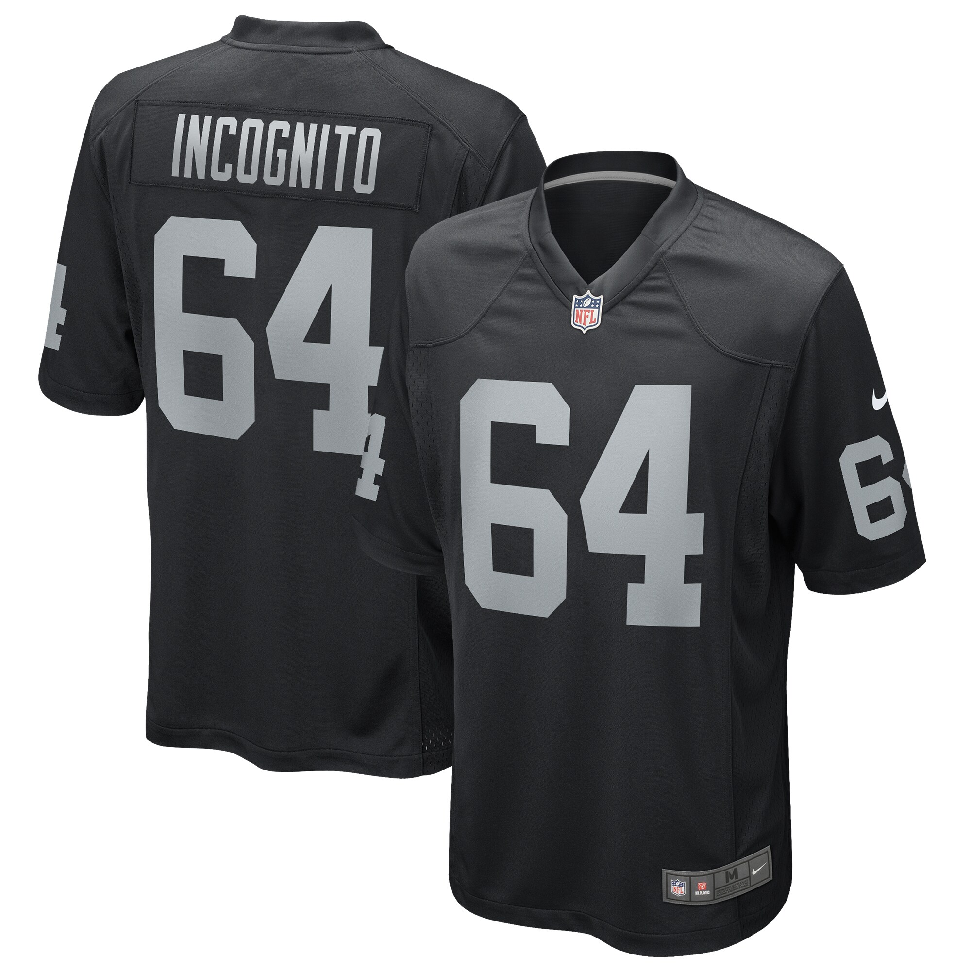 Richie Incognito Las Vegas Raiders Nike Game Jersey - Black - vstockx