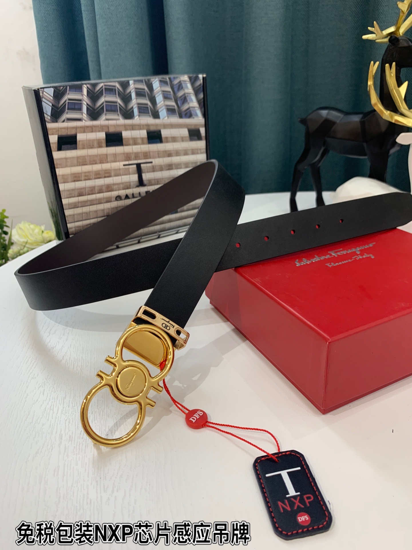 Streetwear Belt Ferragamo 319196 size:3.5cm - vstockx