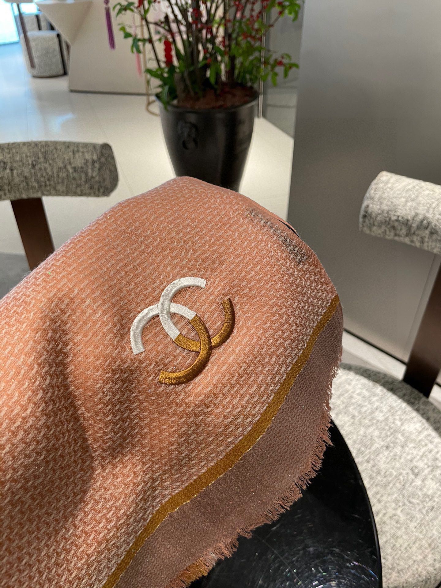Streetwear Scarf CHANEL 328931 SIZE:30*180cm - vstockx