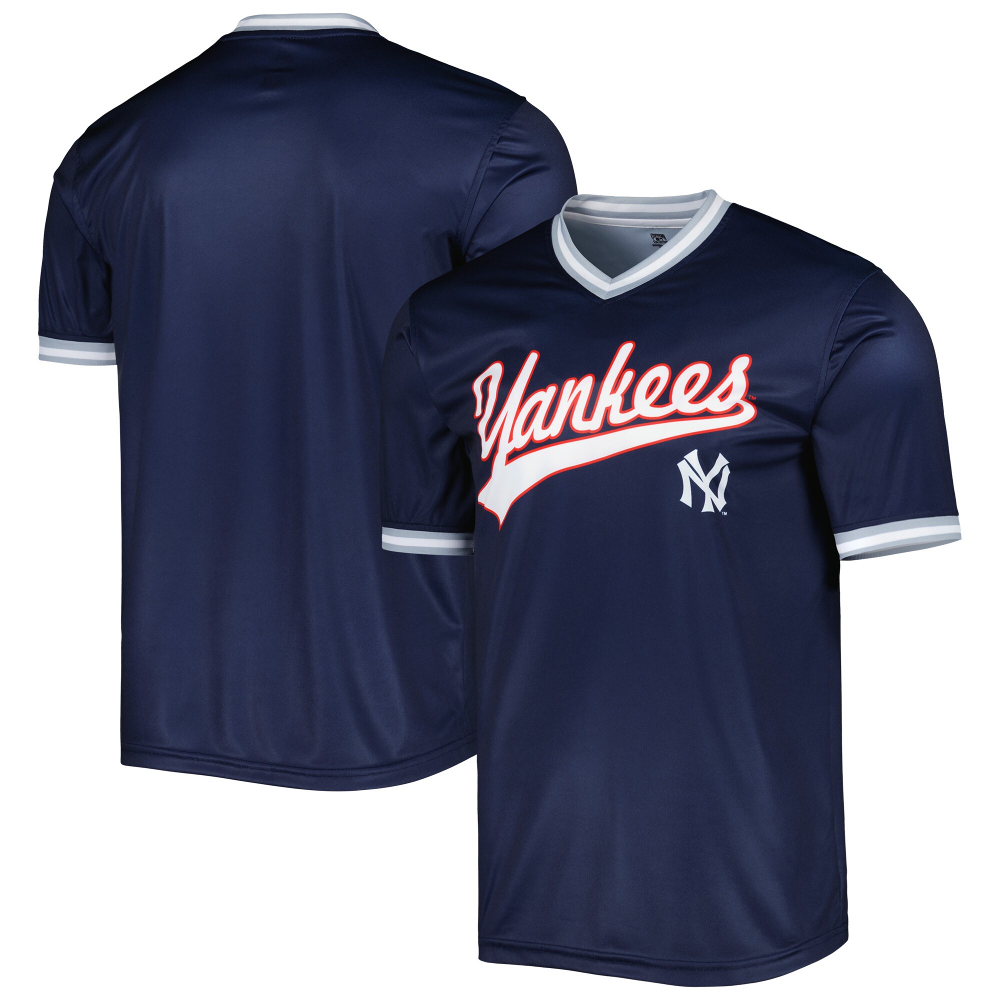 New York Yankees Stitches Cooperstown Collection Team Jersey - Navy - vstockx