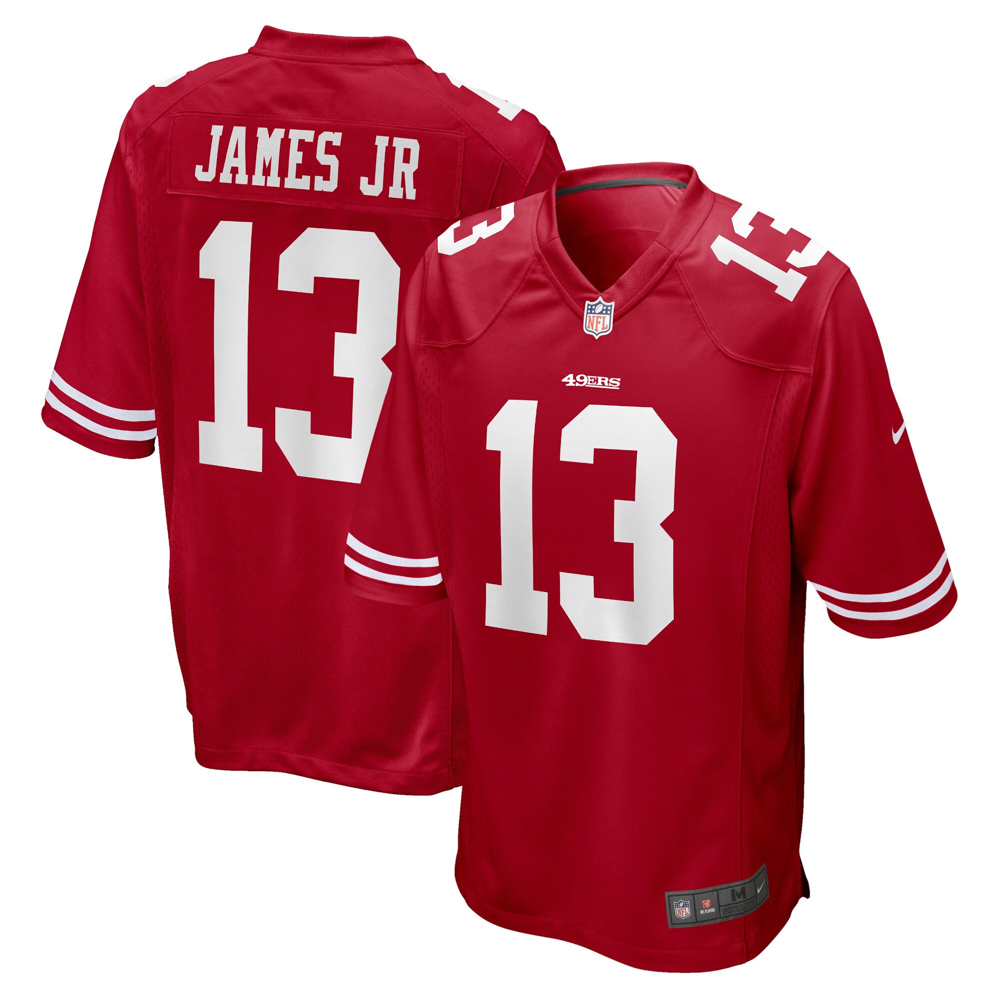 Richie James Jr. San Francisco 49ers Nike Game Jersey - Scarlet - vstockx