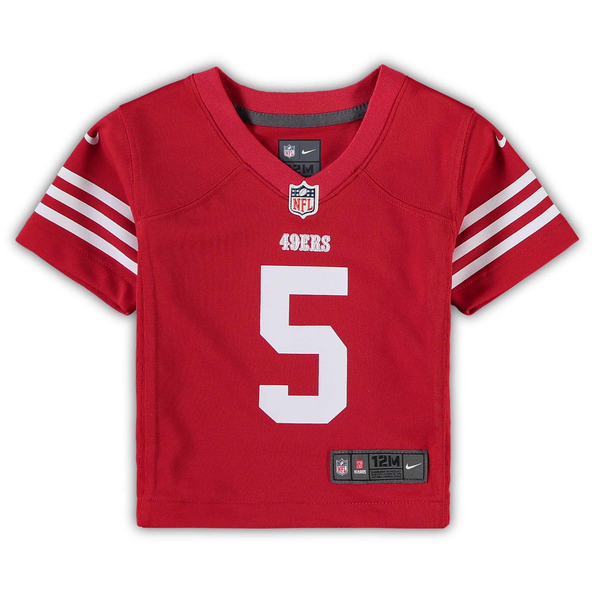 Trey Lance San Francisco 49ers Nike Infant Player Game Jersey - Scarlet - vstockx