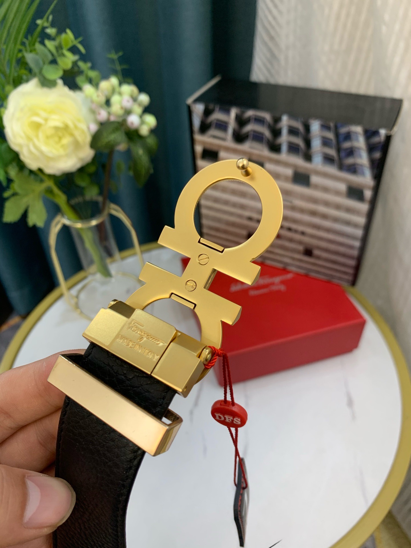 Streetwear Belt Ferragamo 319111 size:3.5cm - vstockx