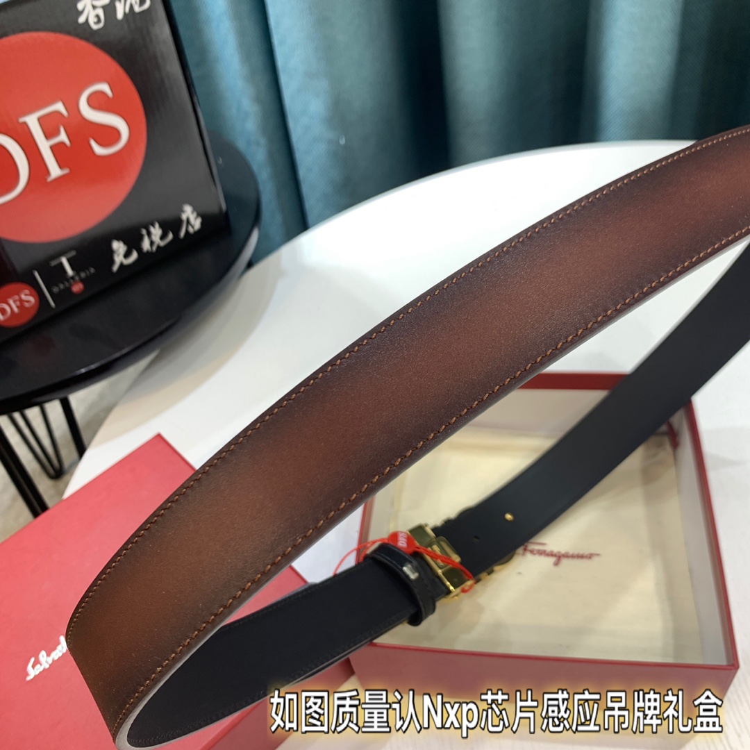 Streetwear Belt Ferragamo 319424 size:3.5cm - vstockx