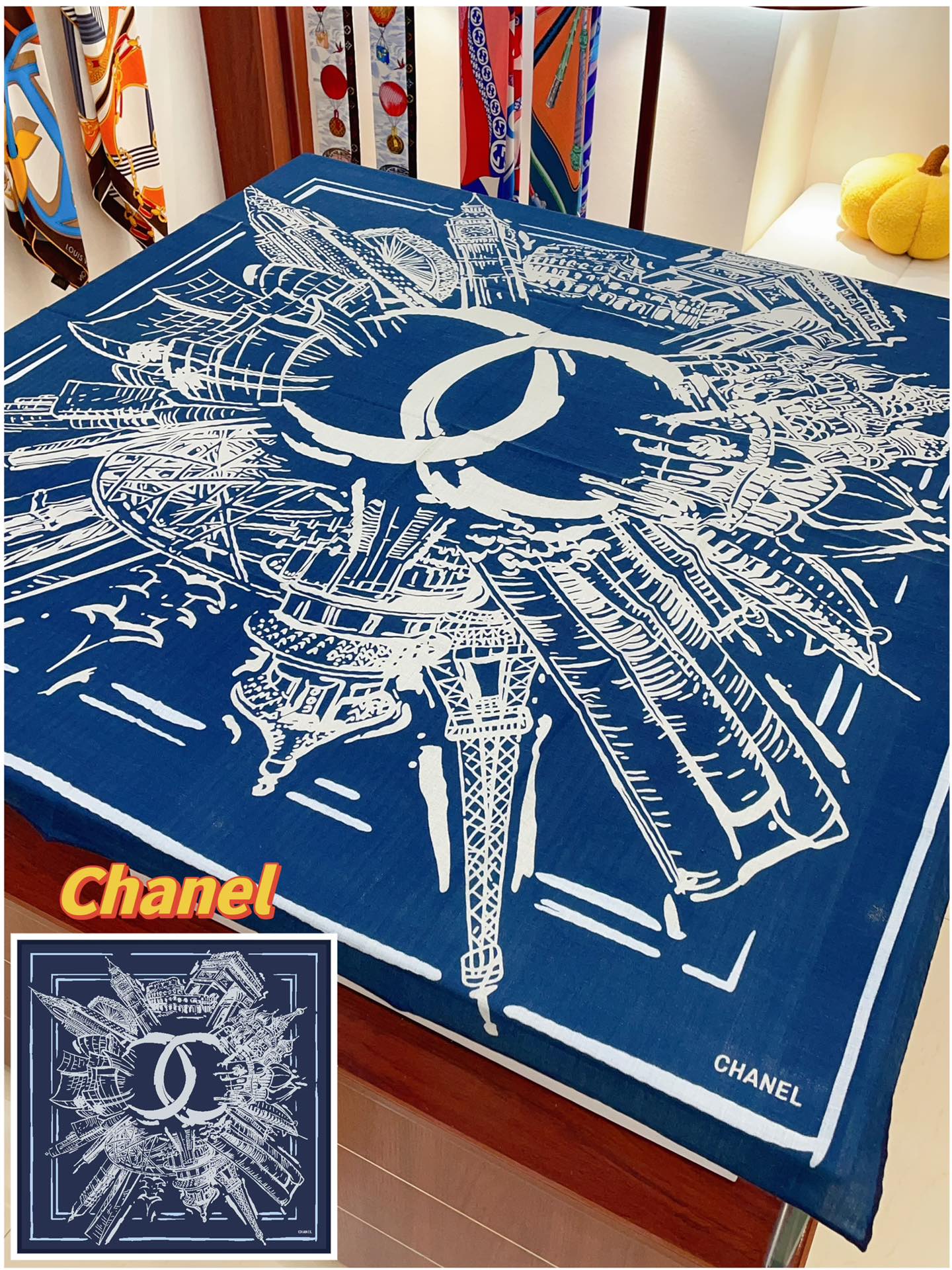 Streetwear Scarf LV 328859 SIZE:140*140cm - vstockx