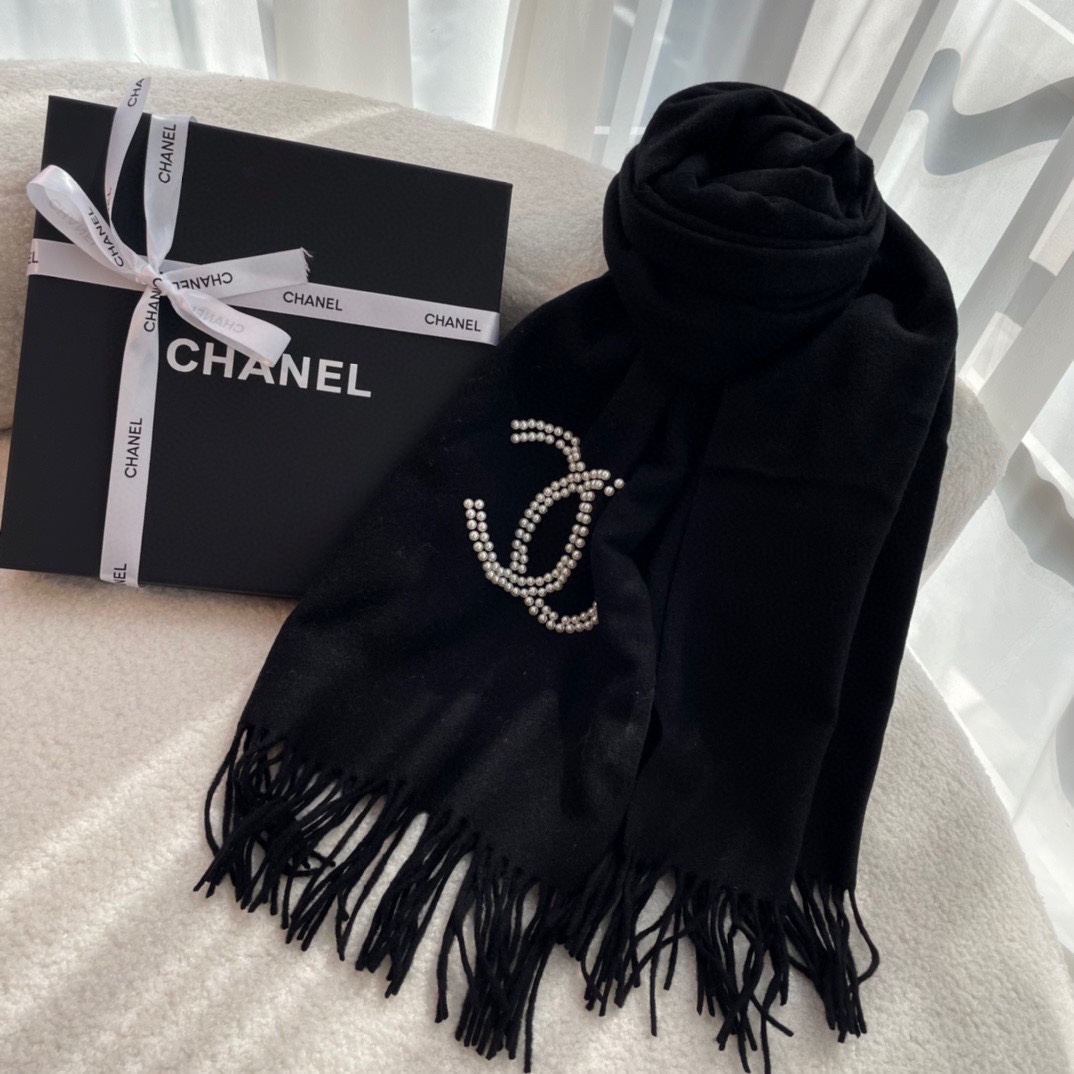 Streetwear Scarf CHANEL 329014 SIZE:70*200cm - vstockx