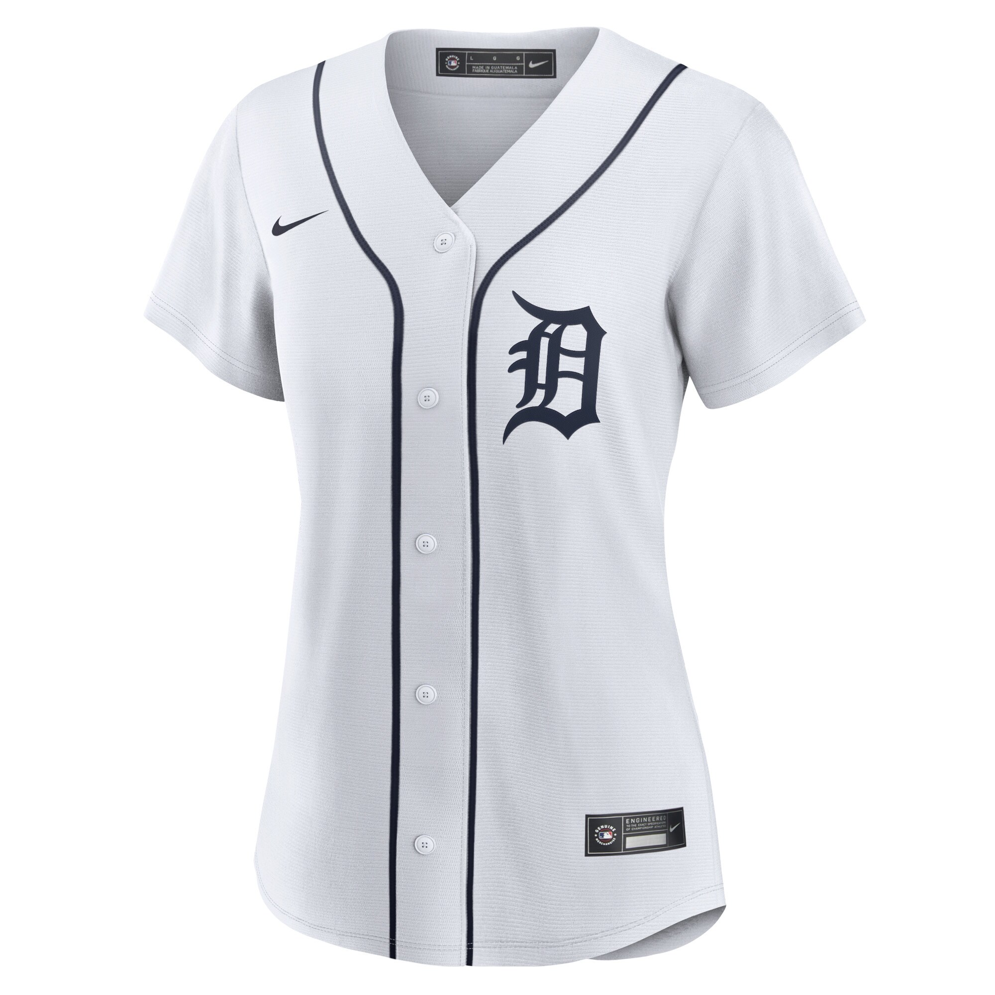 Detroit Tigers Nike Women's Home Blank Replica Jersey - White - vstockx