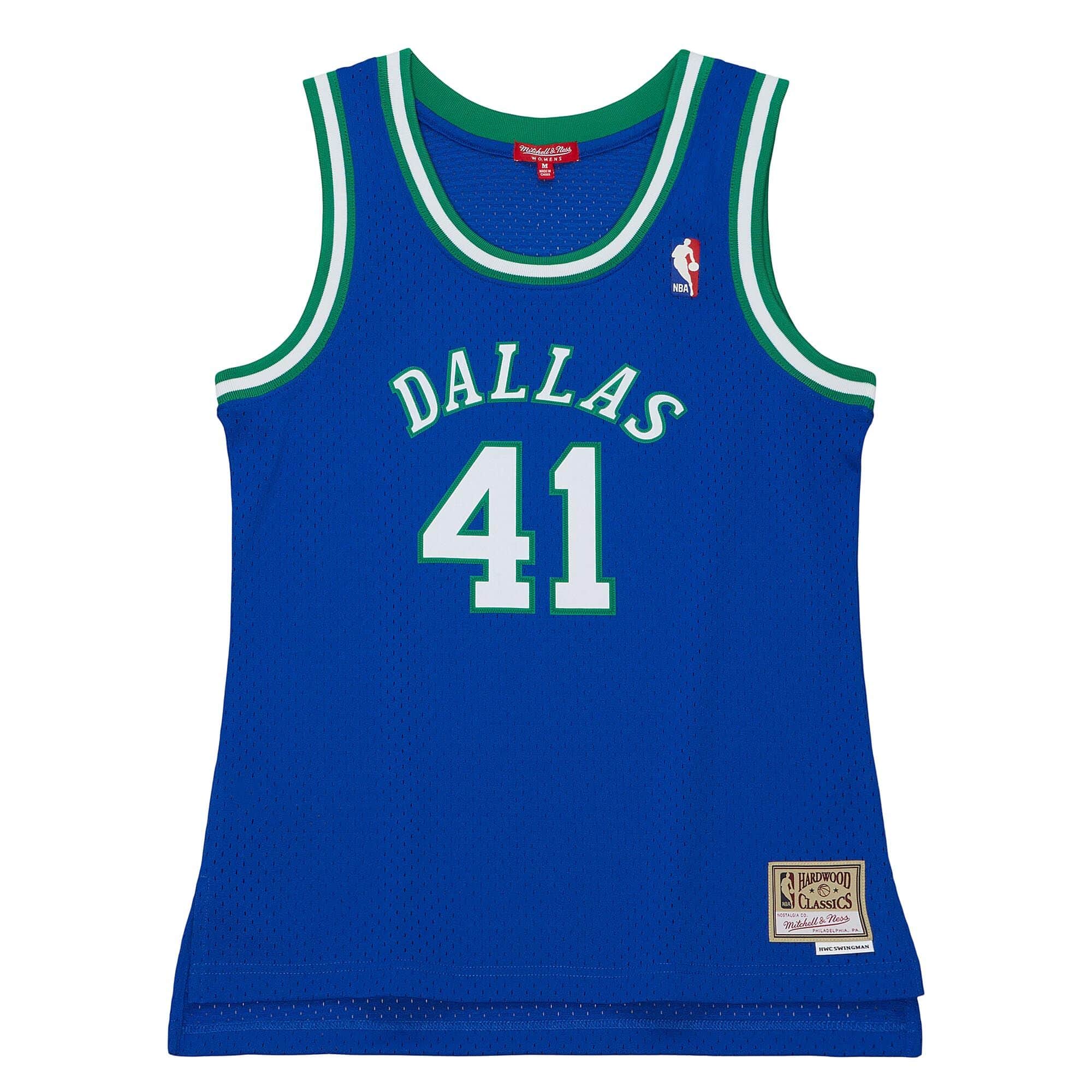 Womens Swingman Dirk Nowitzki Dallas Mavericks 1998-99 Jersey - vstockx