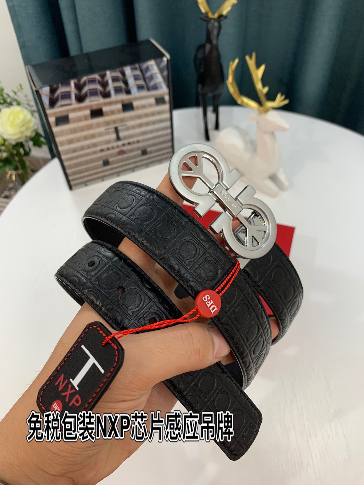 Streetwear Belt Ferragamo 319199 size:3.5cm - vstockx