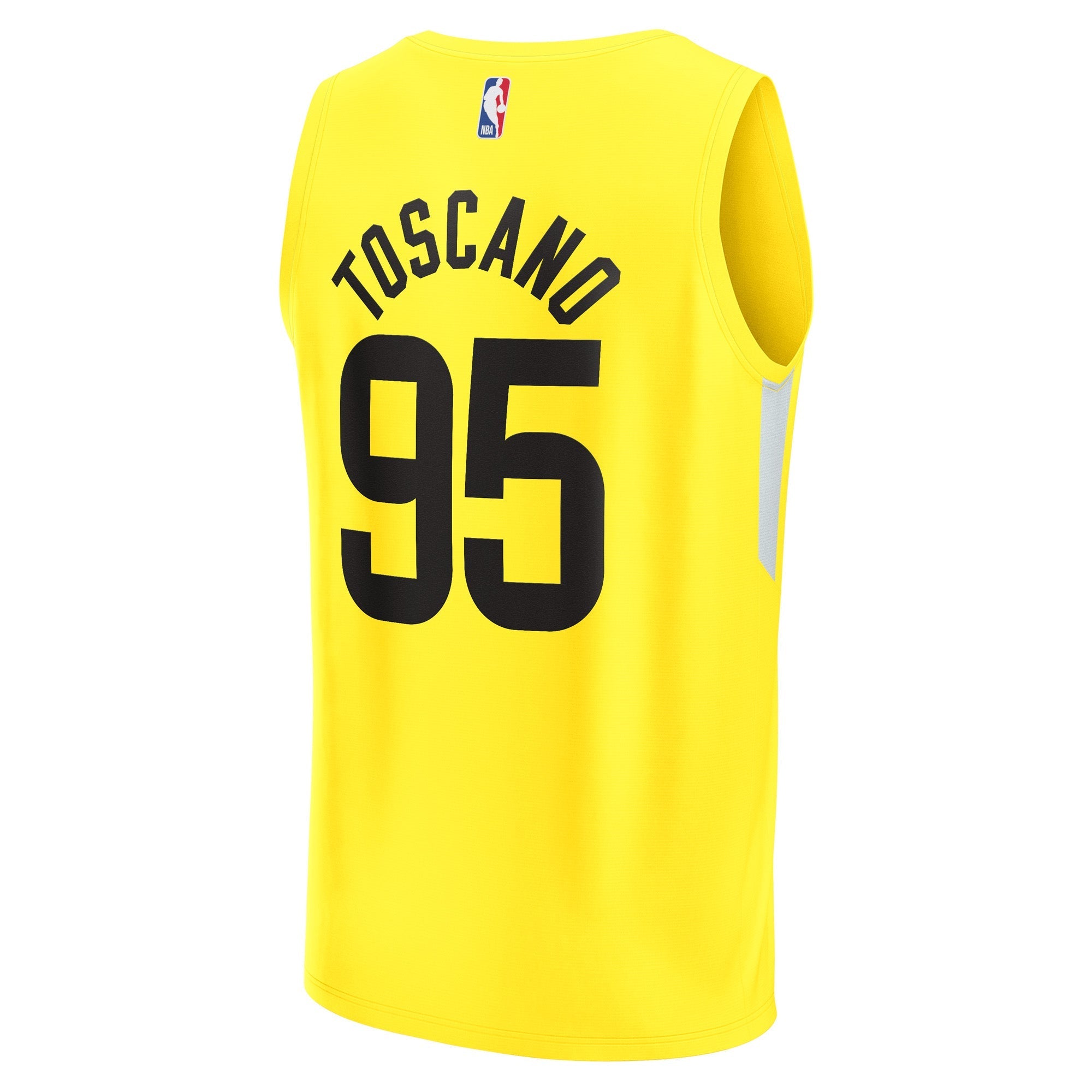 Men's Fanatics Branded Juan Toscano-Anderson Yellow Utah Jazz Fast Break Player Jersey - Icon Edition - vstockx