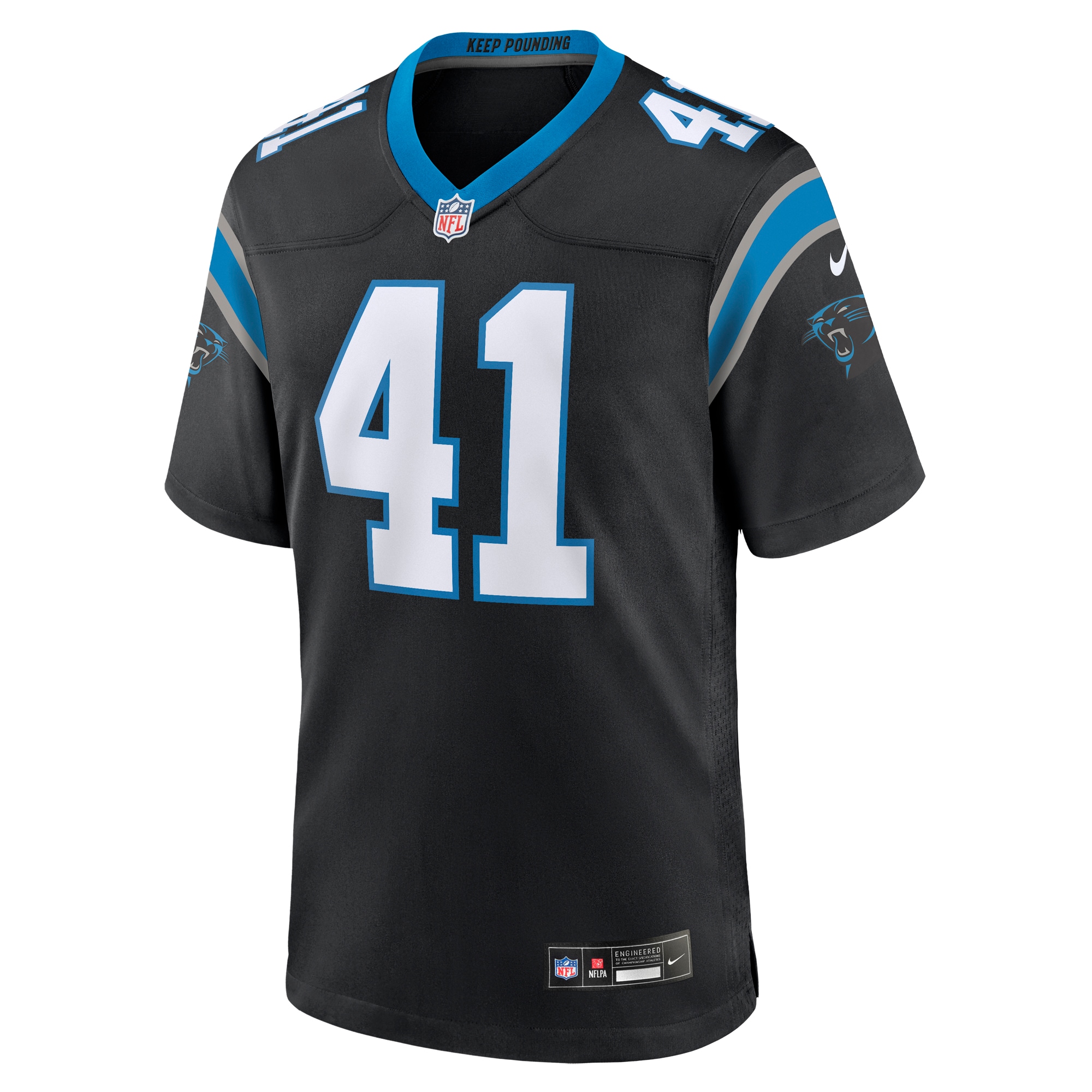 Spencer Brown Carolina Panthers Nike Team Game Jersey - Black - vstockx