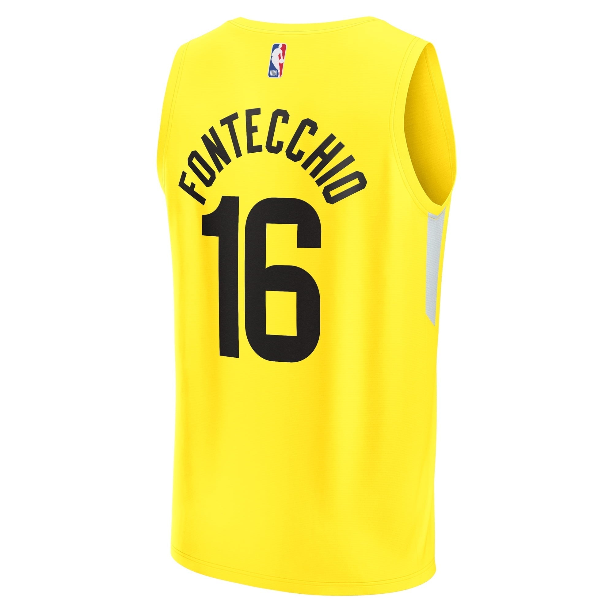Youth Fanatics Branded Simone Fontecchio Yellow Utah Jazz Fast Break Player Jersey - Icon Edition - vstockx