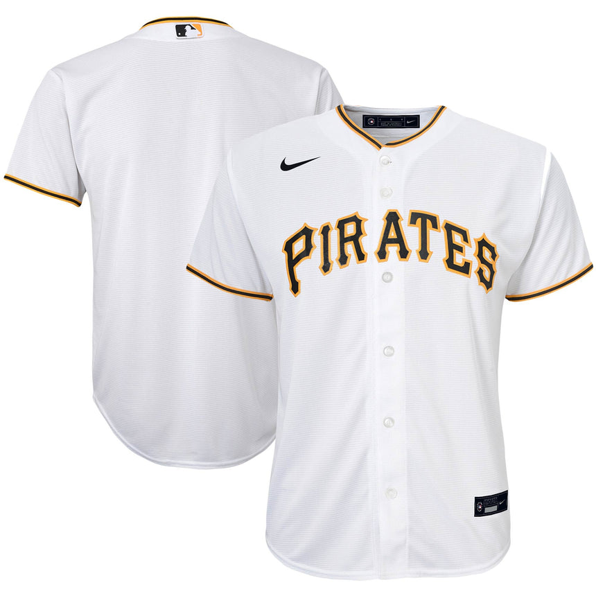 Pittsburgh Pirates Youth Home Replica Team Jersey - White - vstockx