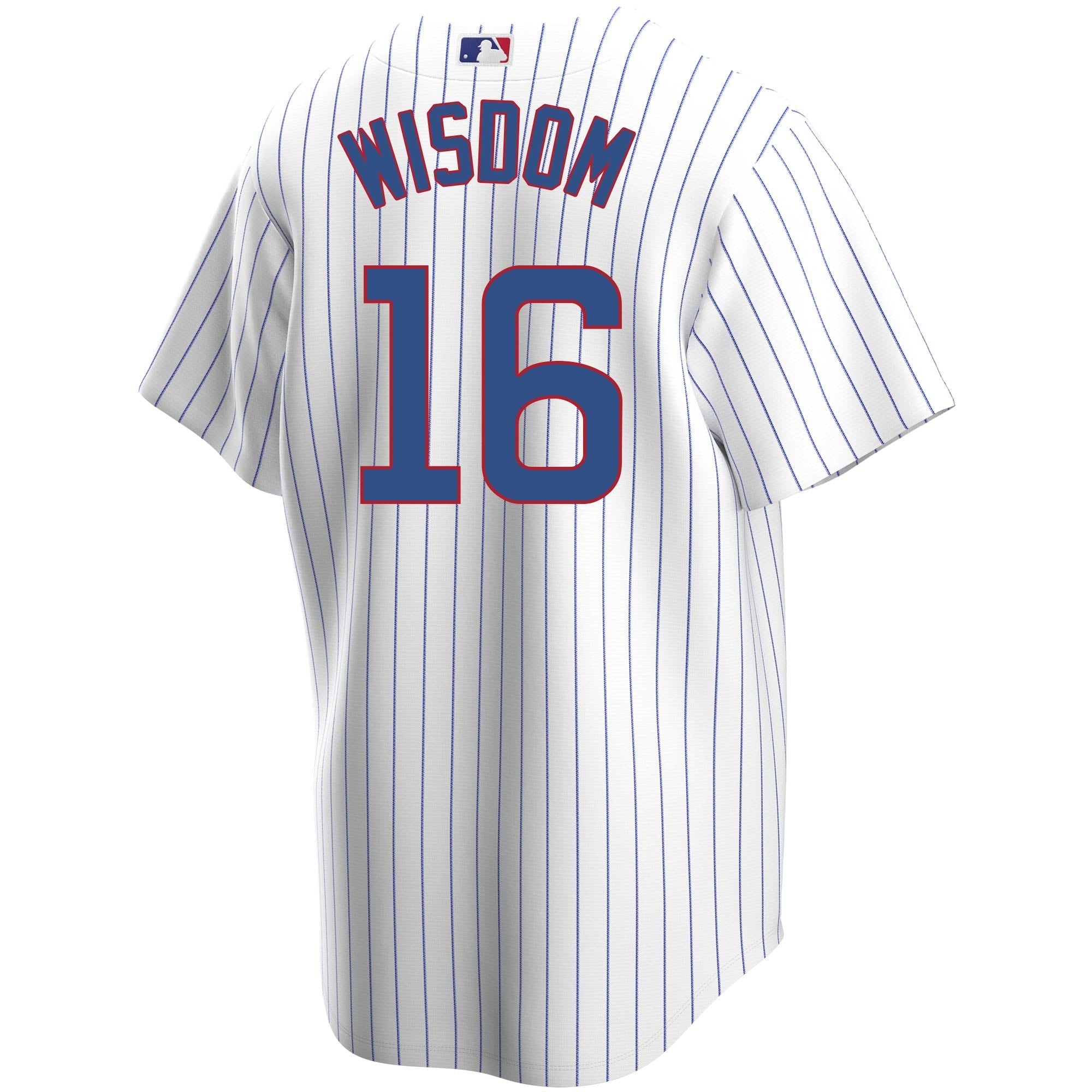 Patrick Wisdom Chicago Cubs Home Pinstripe Men's Replica Jersey - vstockx