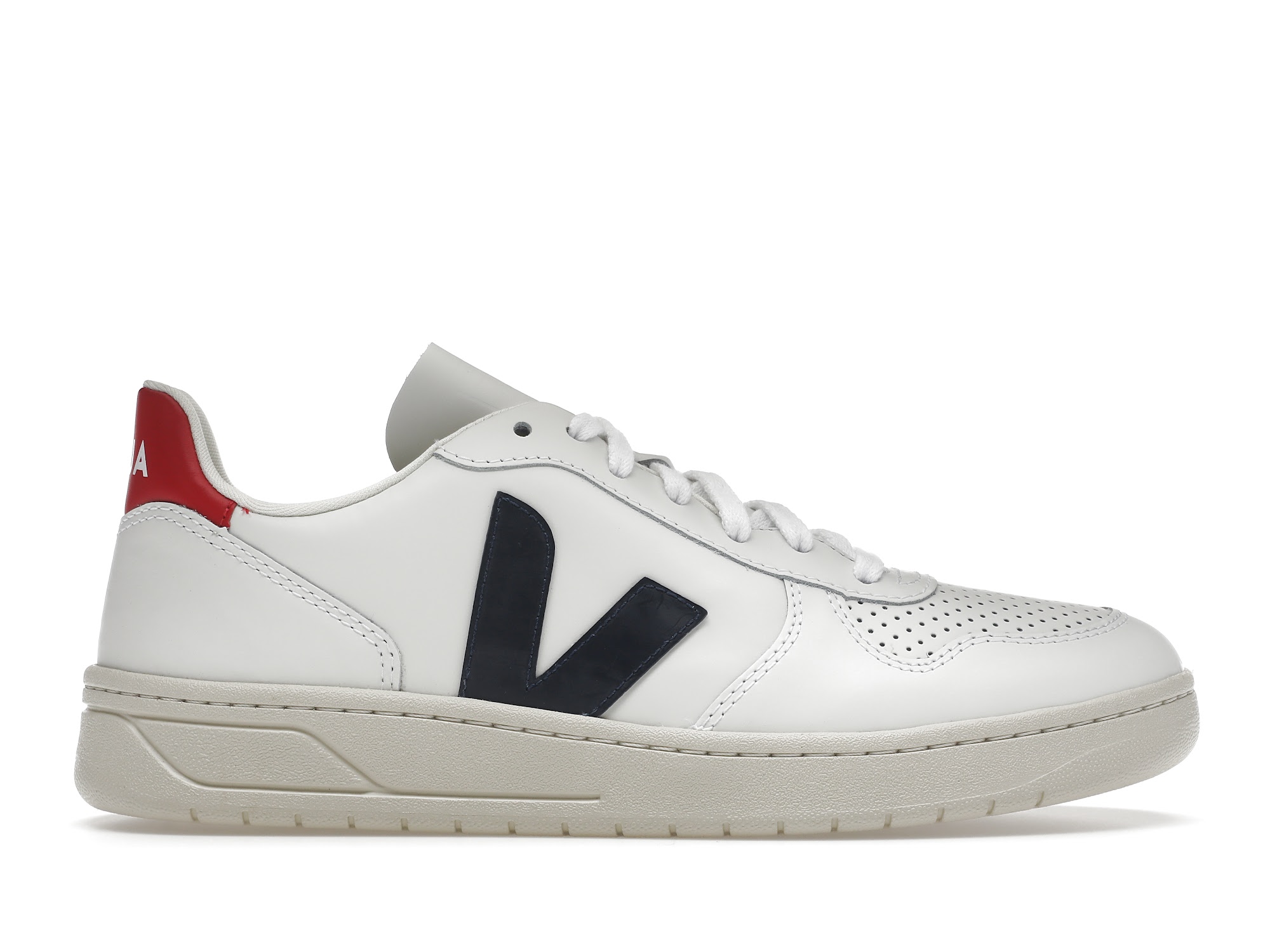 Veja V-10 Leather White Nautico Pekin - vstockx