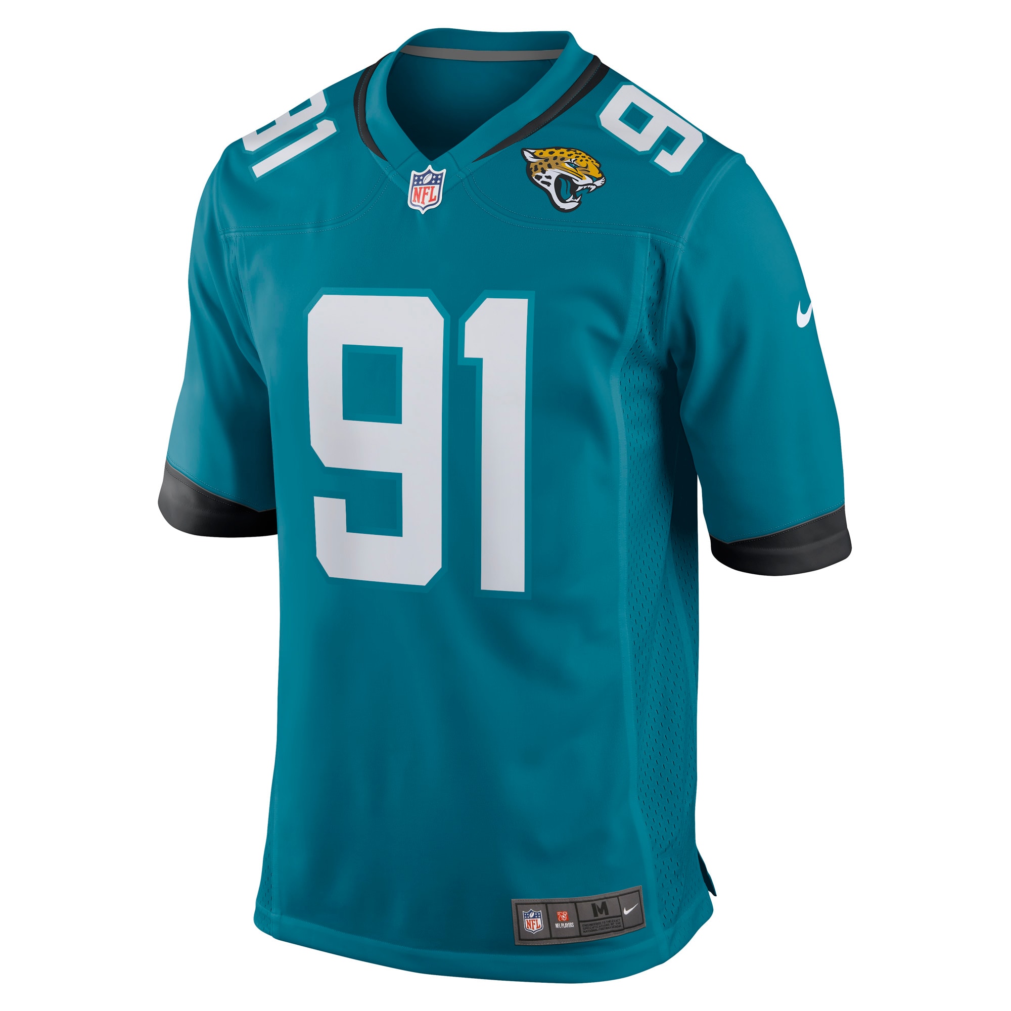Dawuane Smoot Jacksonville Jaguars Nike Game Jersey - Teal - vstockx