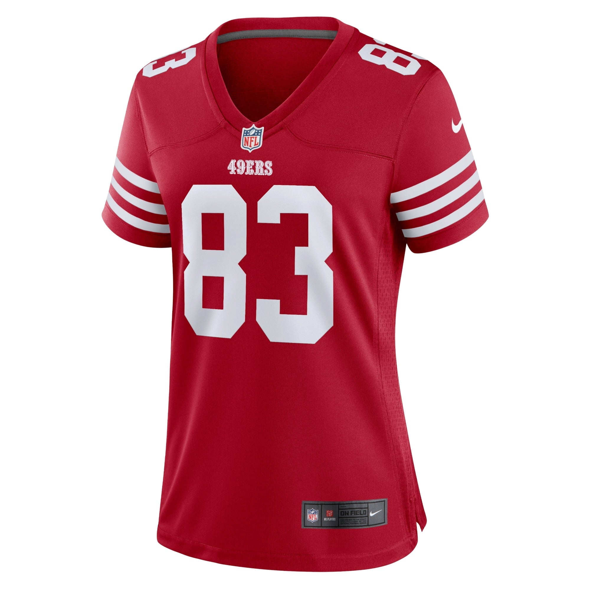 Women's Nike Dazz Newsome Scarlet San Francisco 49ers Home Game Player Jersey - vstockx