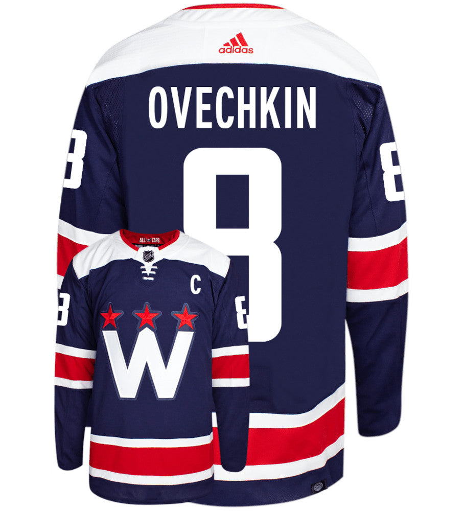 Alex Ovechkin Washington Capitals Adidas Primegreen Authentic NHL Hockey Jersey - vstockx