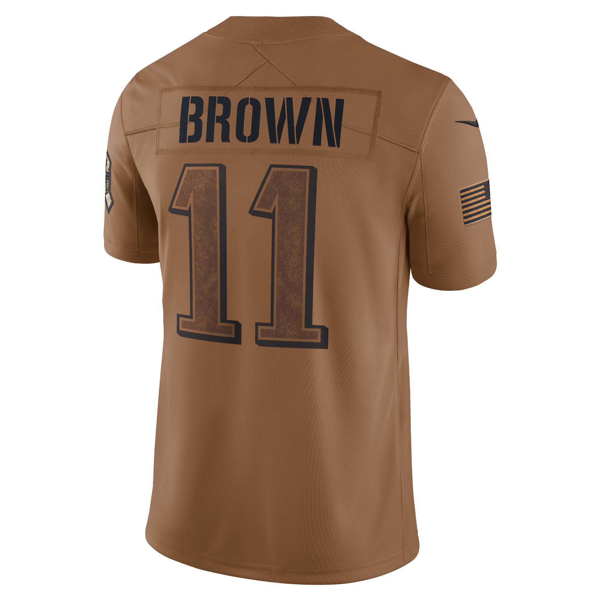 A.J. Brown Philadelphia Eagles Nike 2023 Salute To Service Limited Jersey - Brown - vstockx