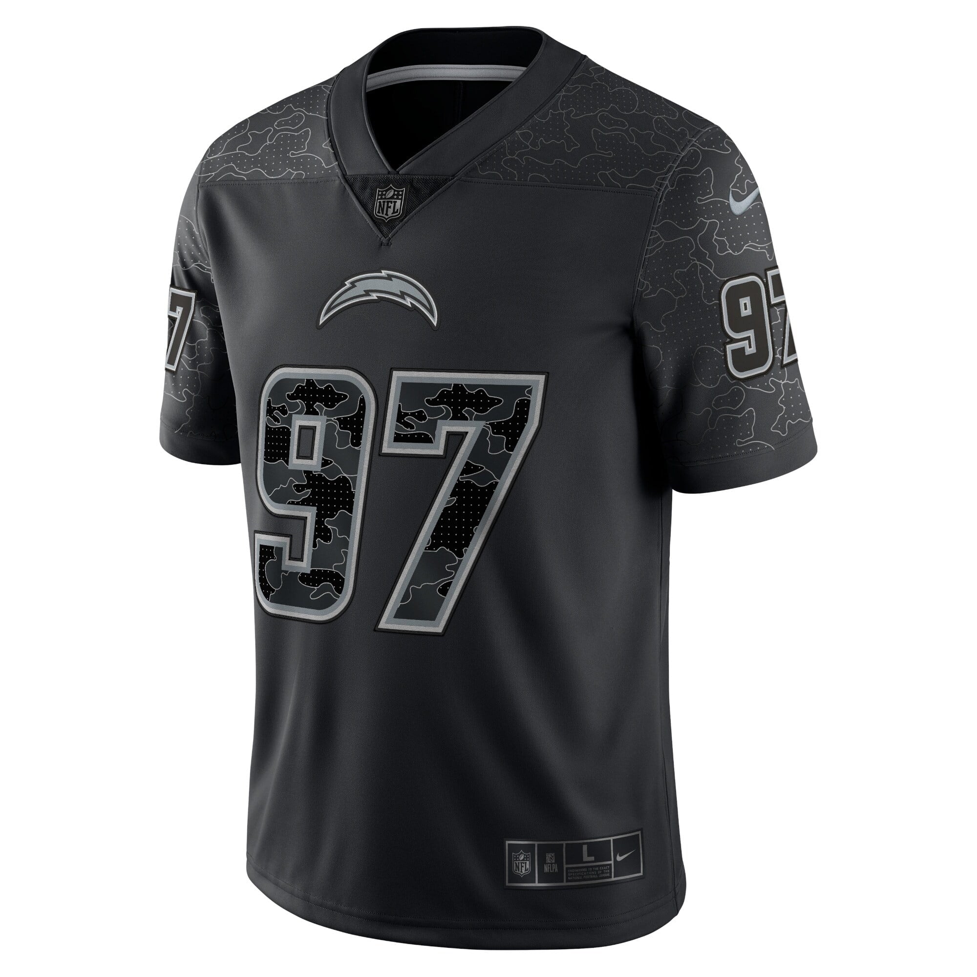 Men's Nike Joey Bosa Black Los Angeles Chargers RFLCTV Limited Jersey - vstockx