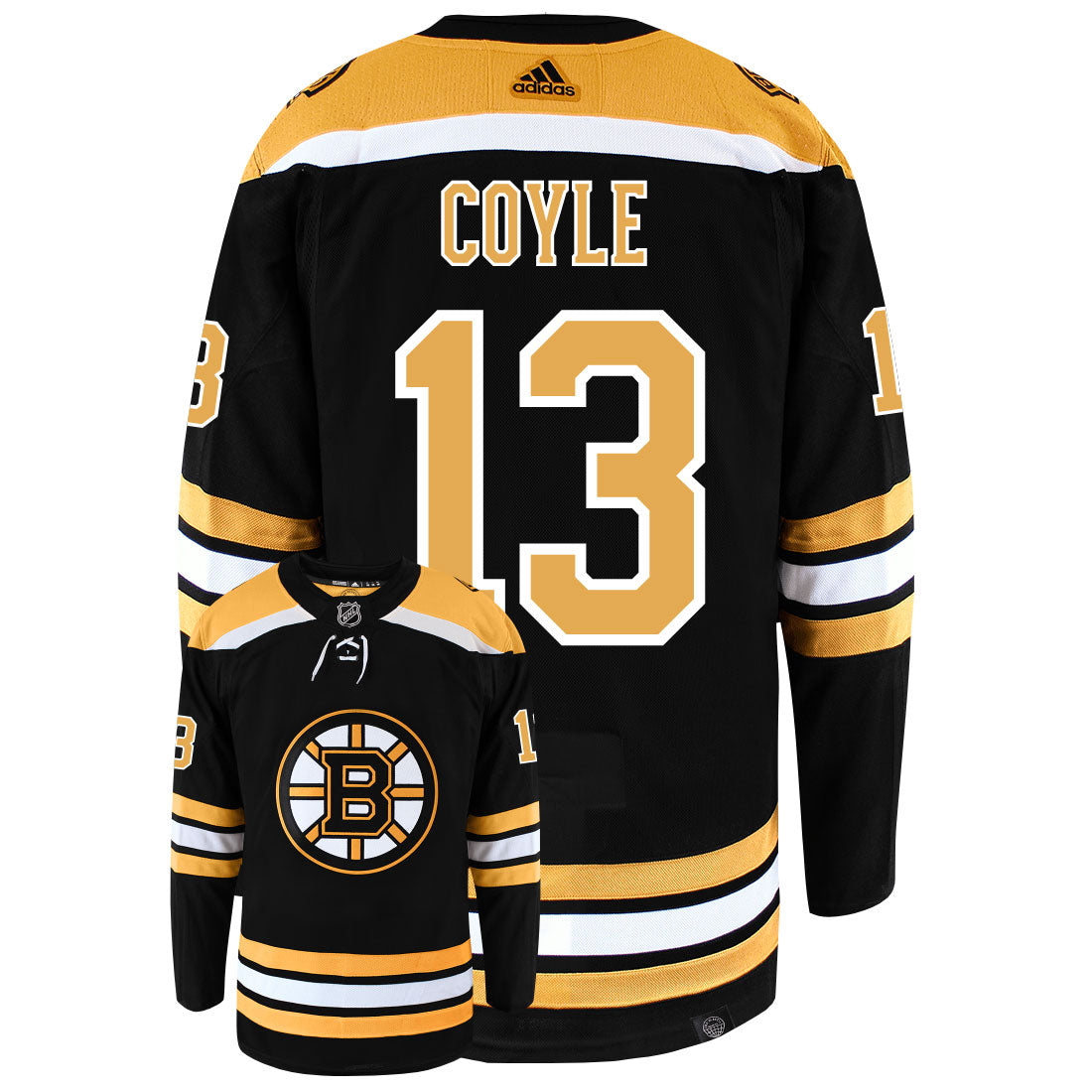 Charlie Coyle Boston Bruins Adidas Primegreen Authentic NHL Hockey Jersey - vstockx
