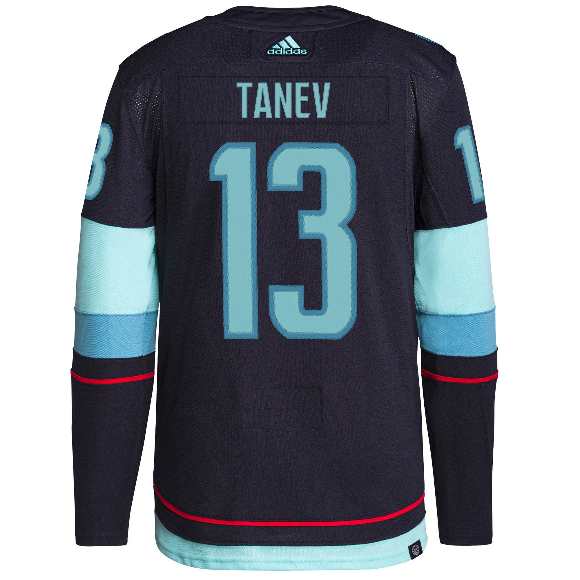 Brandon Tanev Seattle Kraken adidas Home Authentic Primegreen Player Jersey - Navy - vstockx