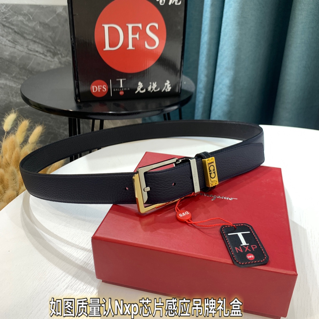 Streetwear Belt Ferragamo 319428 size:3.5cm - vstockx