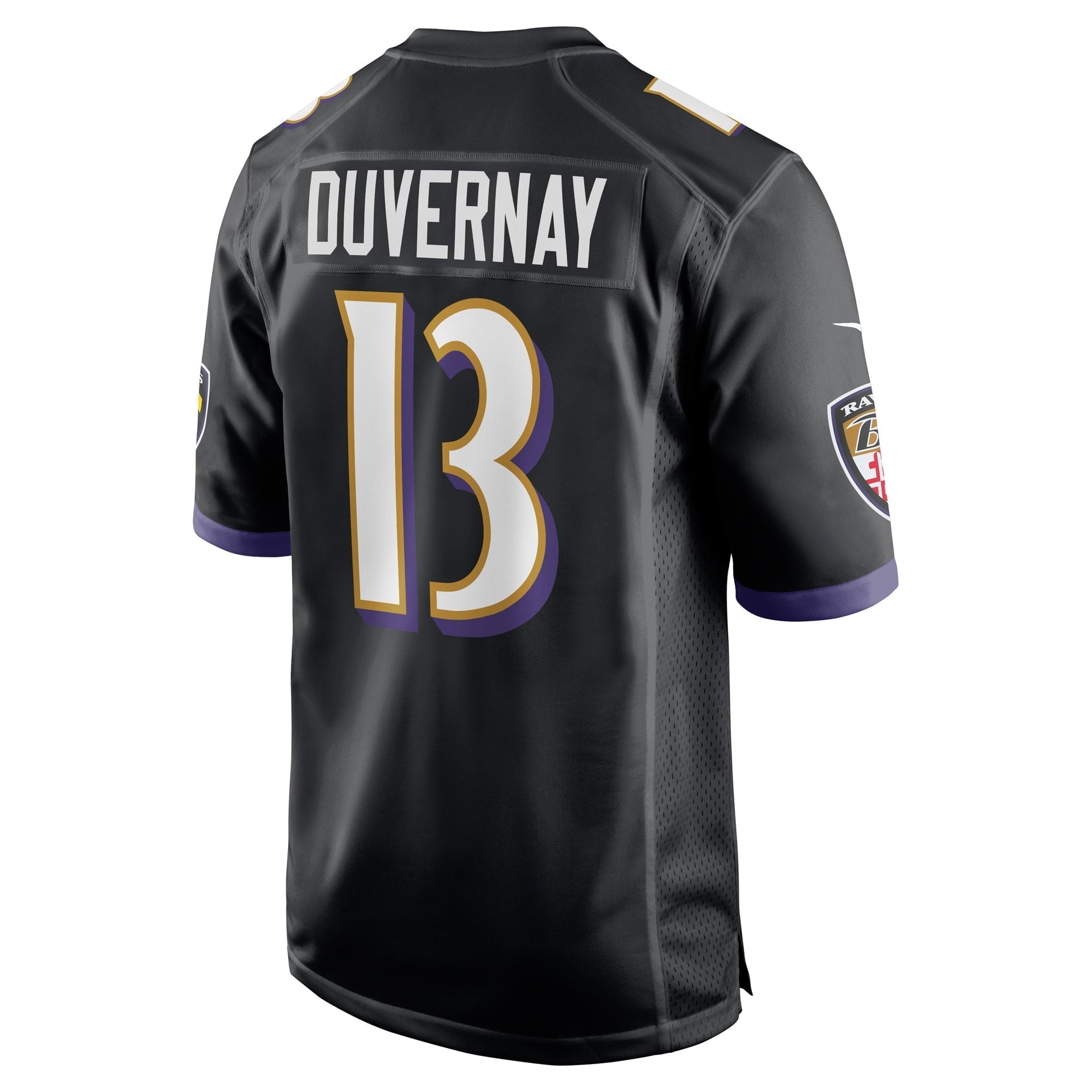 Men's Nike Devin Duvernay Black Baltimore Ravens Game Player Jersey - vstockx