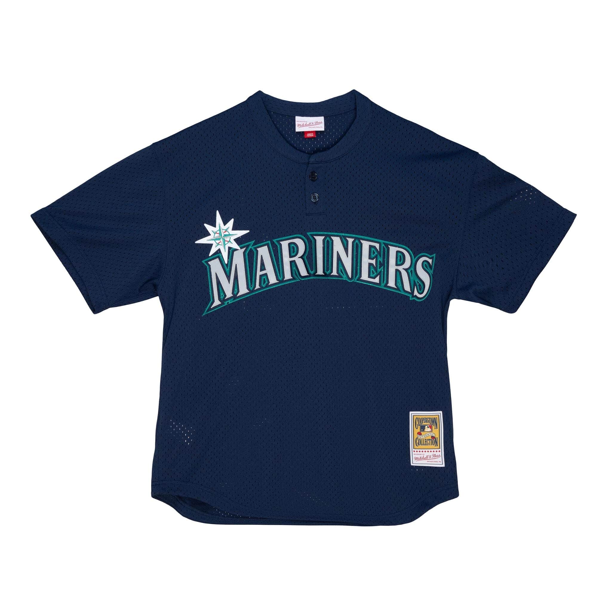 Authentic Ken Griffey Jr Seattle Mariners 1995 Pullover Jersey - vstockx
