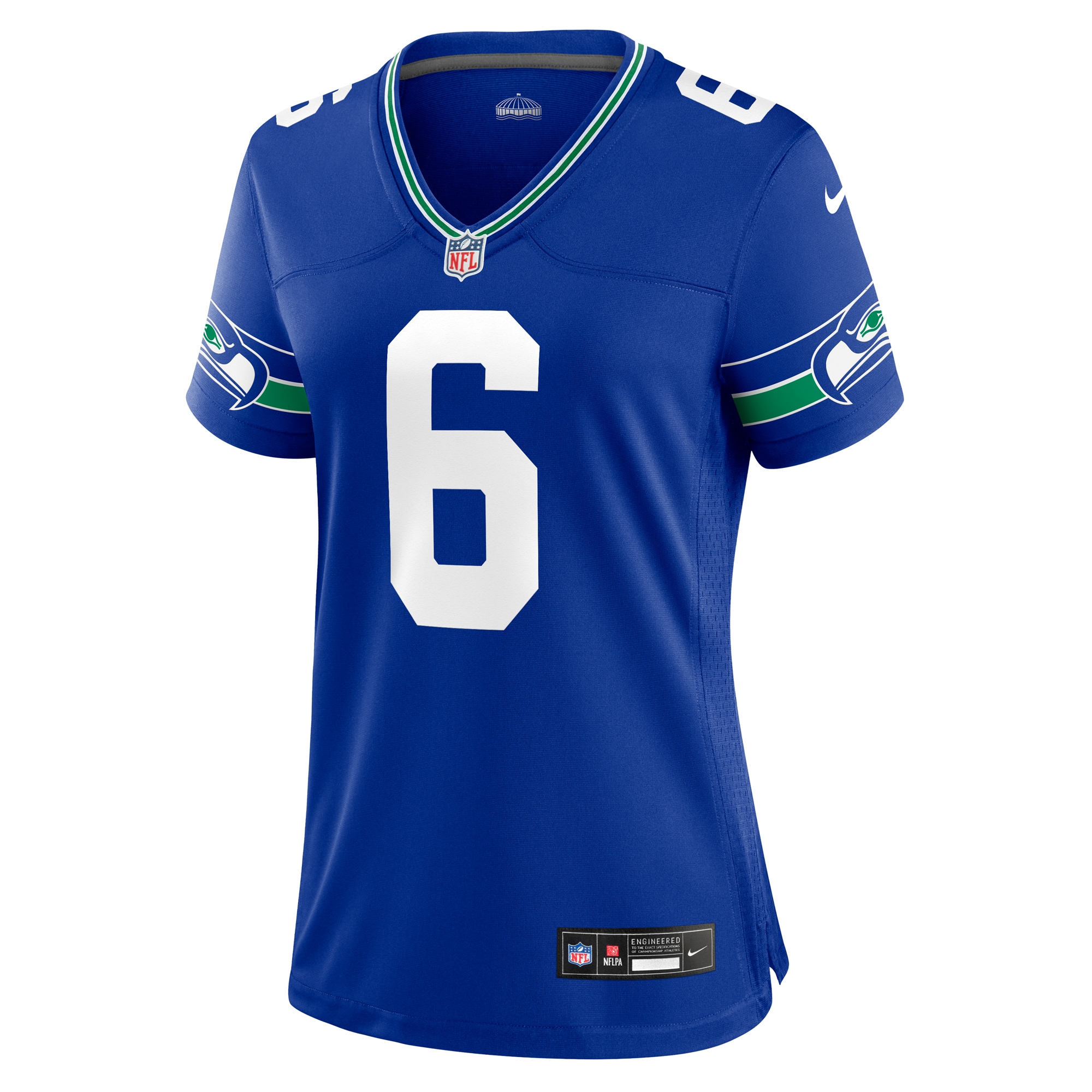 Quandre Diggs Seattle Seahawks Nike Women's Throwback Player Game Jersey - Royal - vstockx